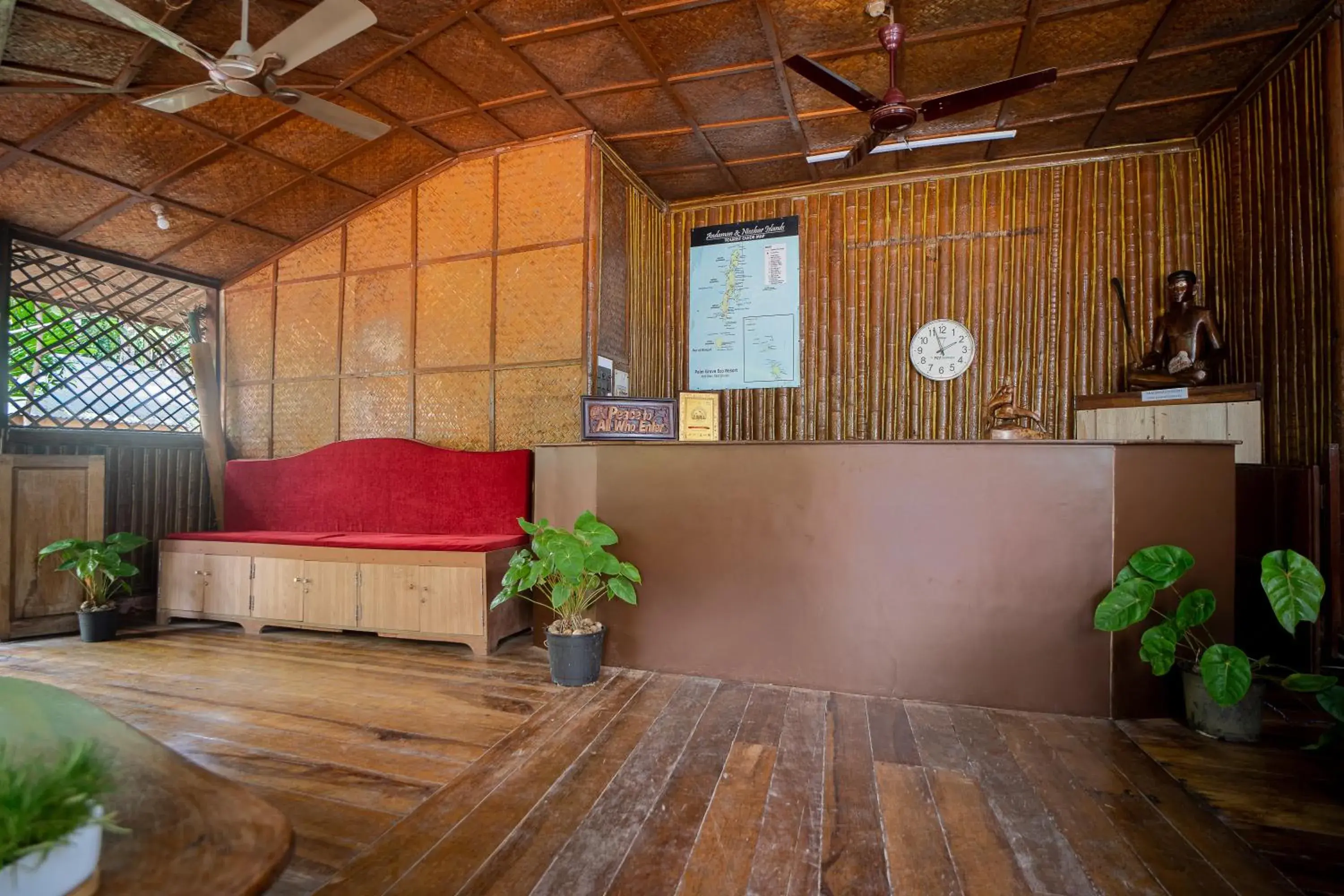 Lobby or reception in Palm Grove Eco Resort Lobby or reception in Palm Grove Eco Resort