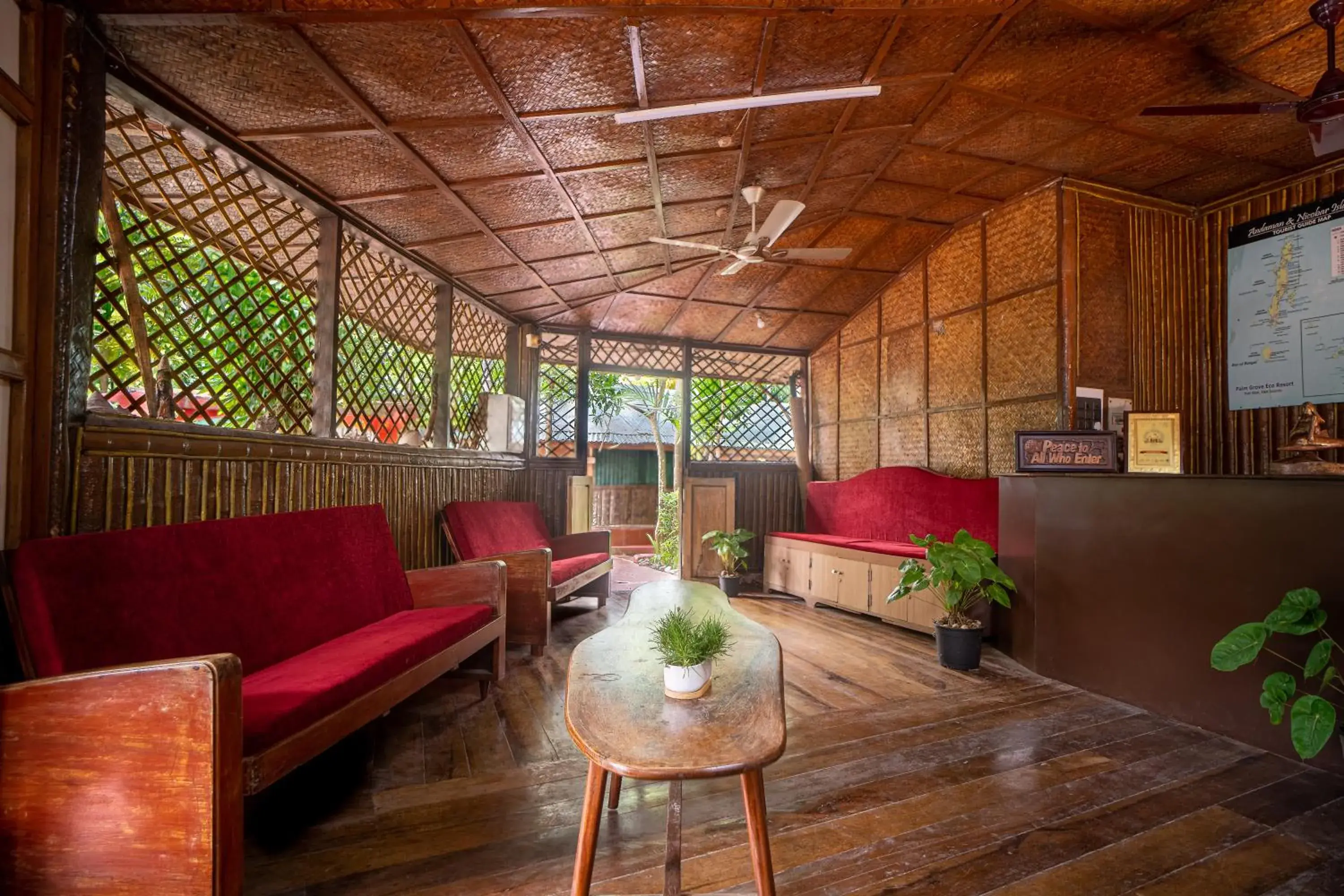 Lobby or reception in Palm Grove Eco Resort Lobby or reception in Palm Grove Eco Resort