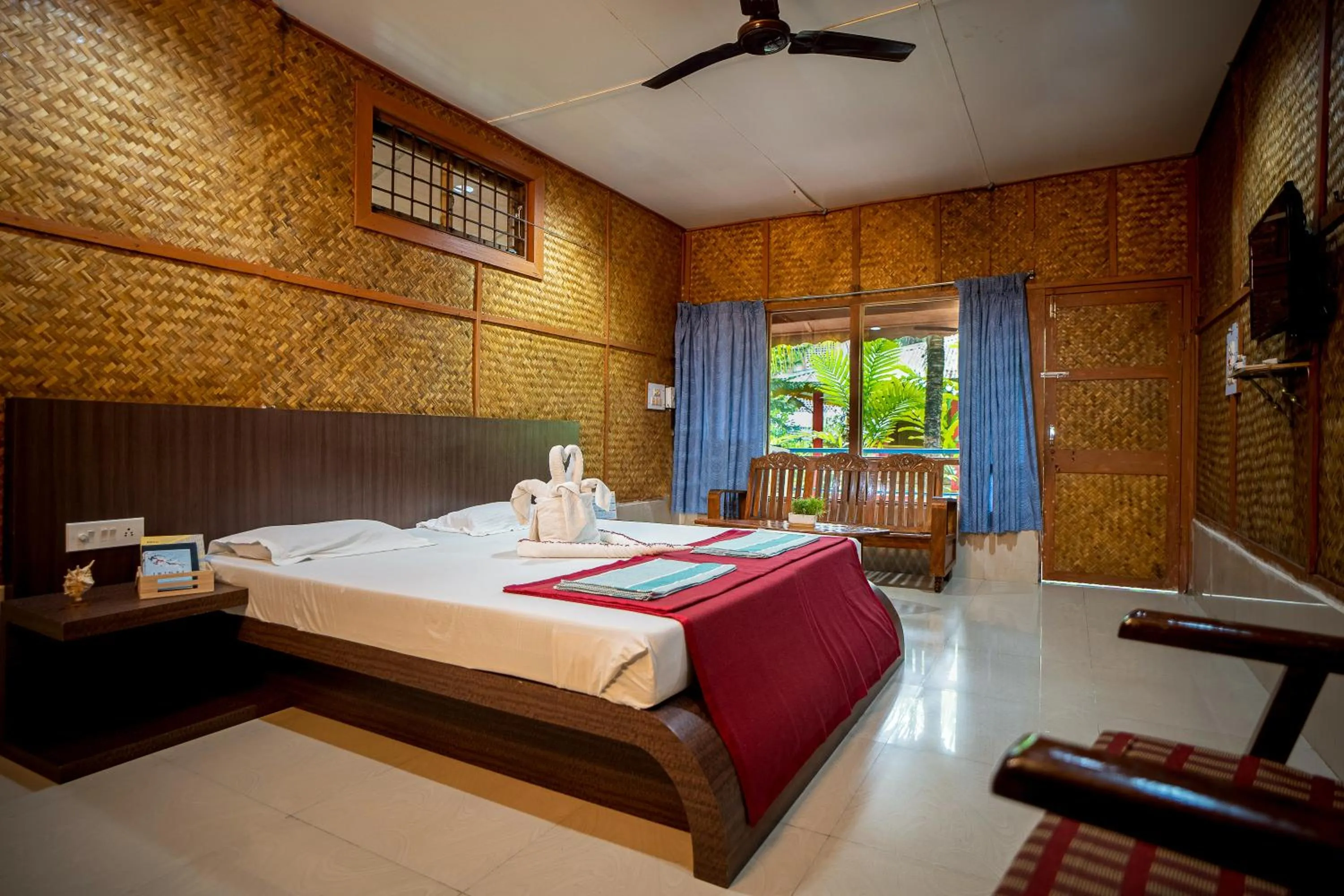 Property building, Bed in Palm Grove Eco Resort