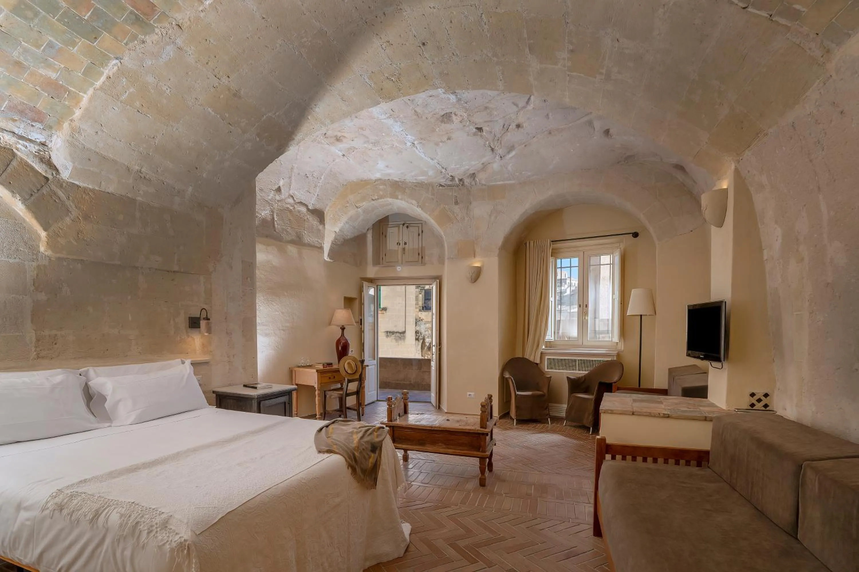 Photo of the whole room, Bed in Locanda Di San Martino Hotel & Thermae Romanae