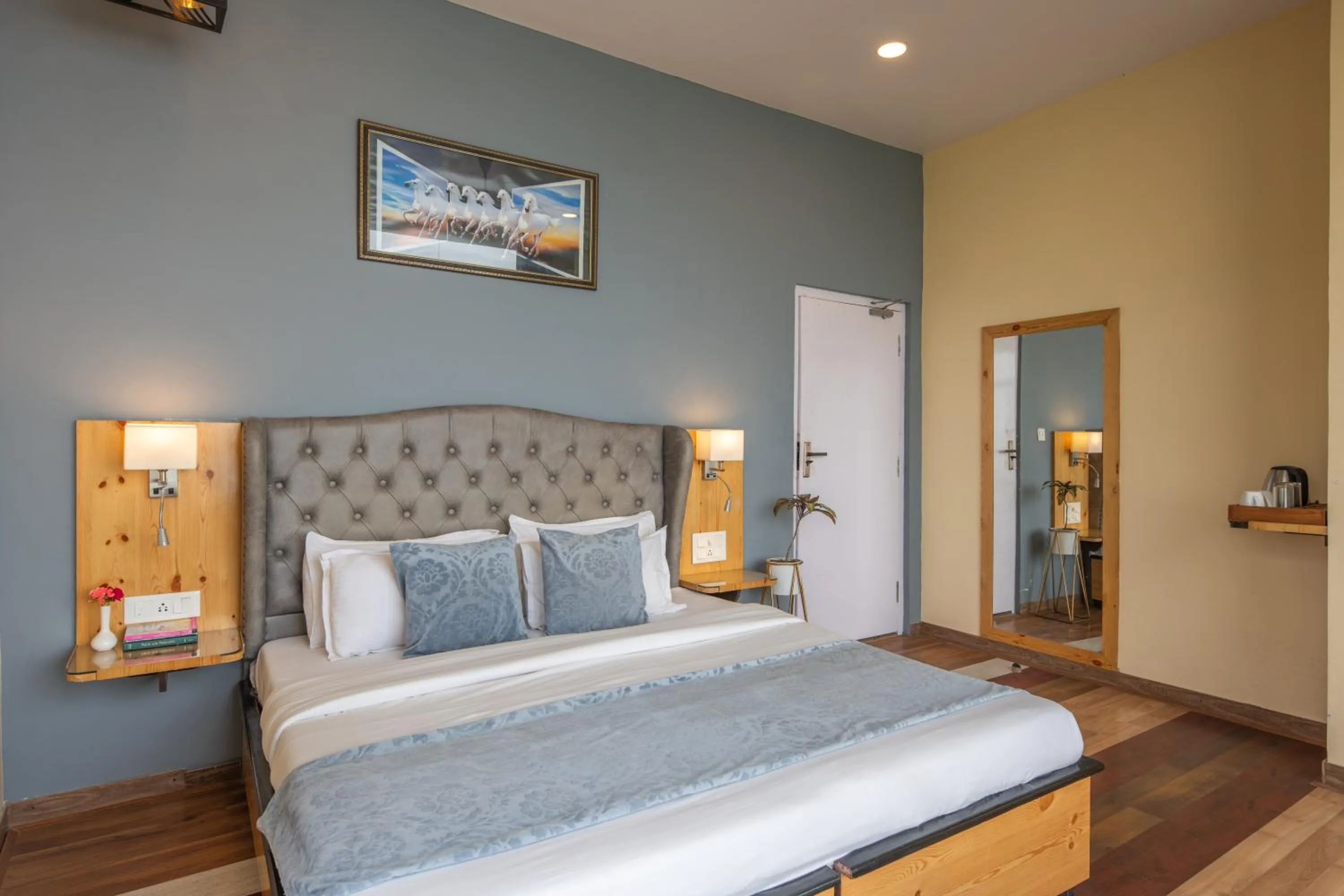 Bedroom, Bed in Binsar Eco Resort, Binsar - Uttarakhand