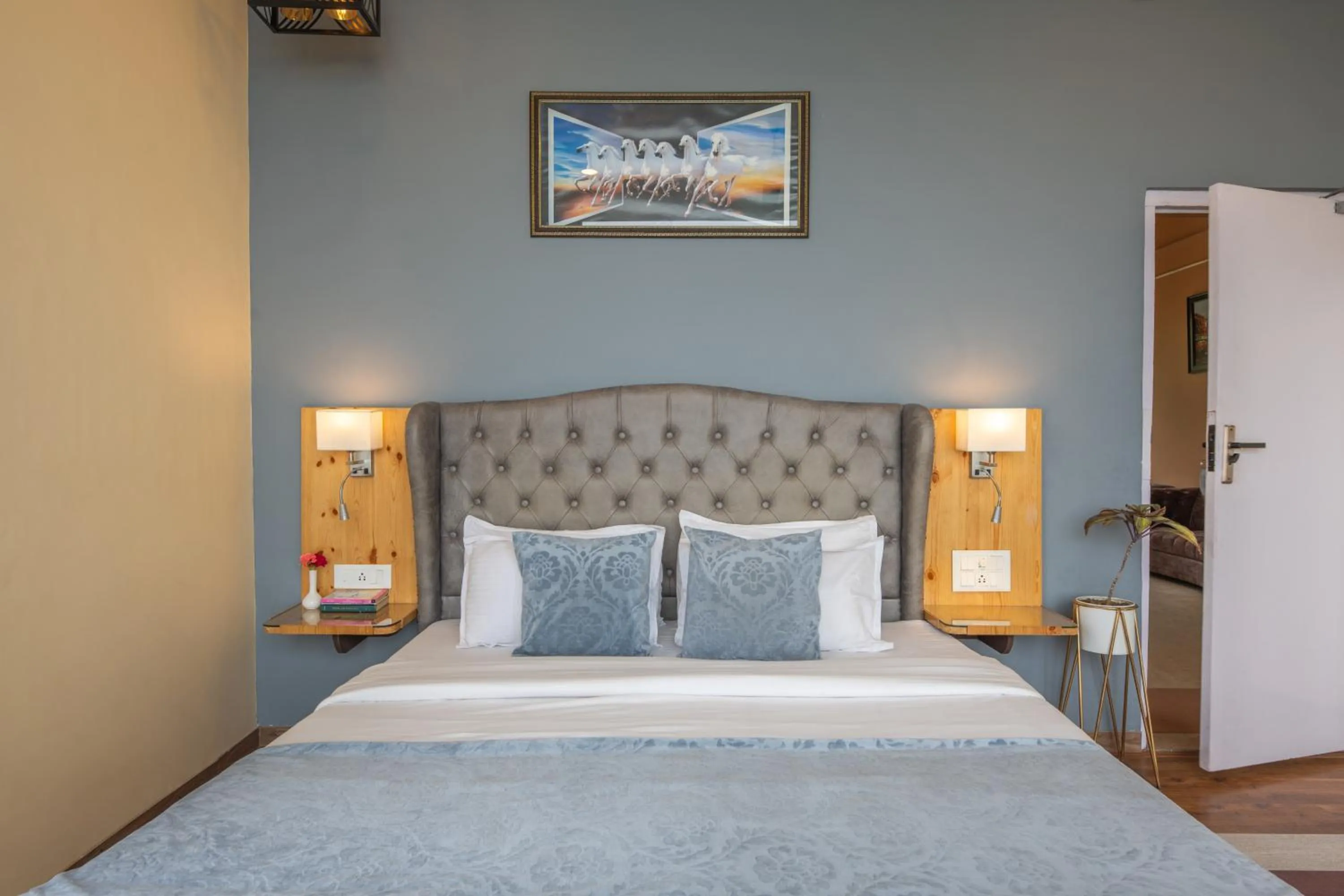 Bedroom, Bed in Binsar Eco Resort, Binsar - Uttarakhand