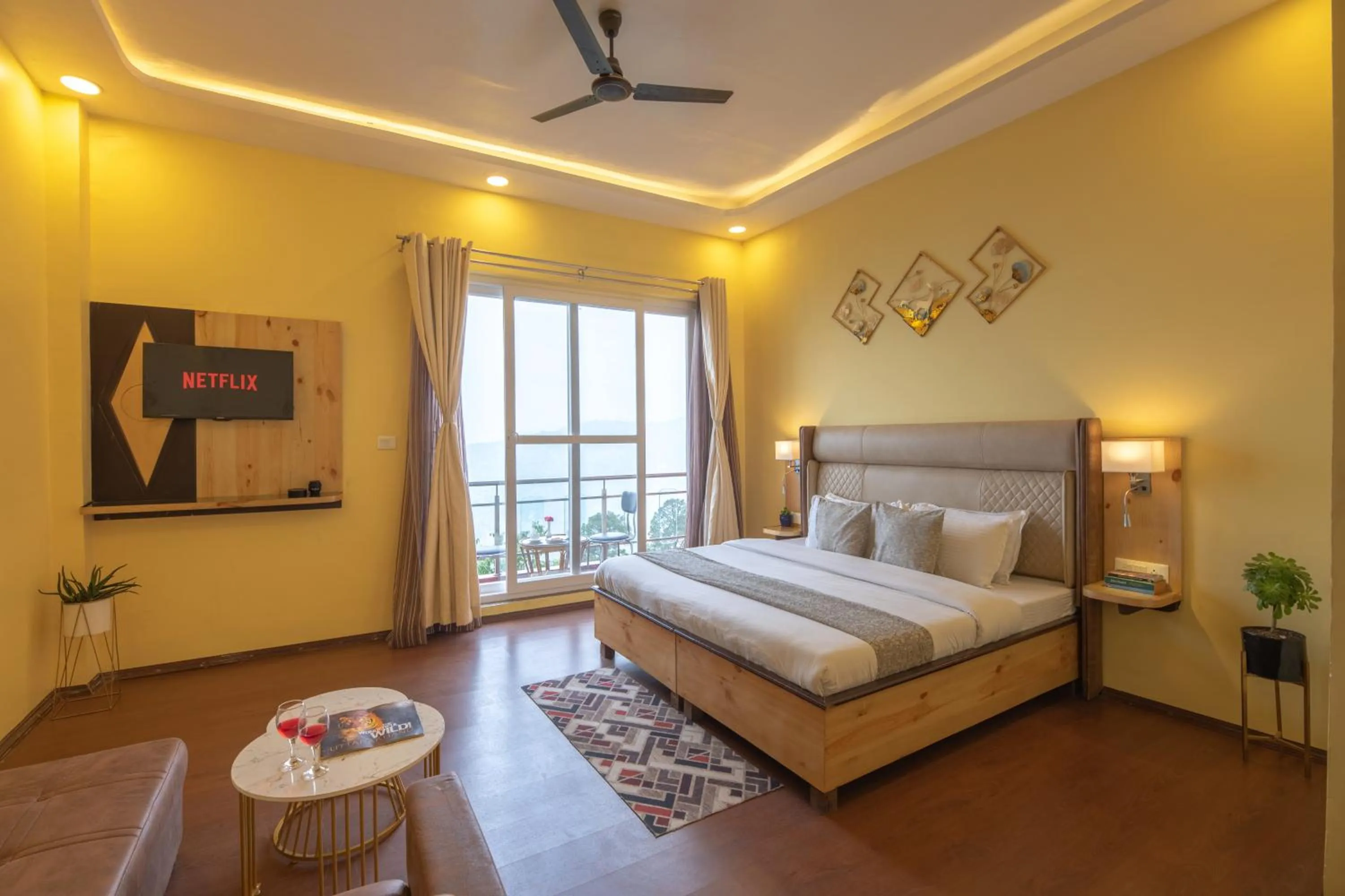 Bed in Binsar Eco Resort, Binsar - Uttarakhand