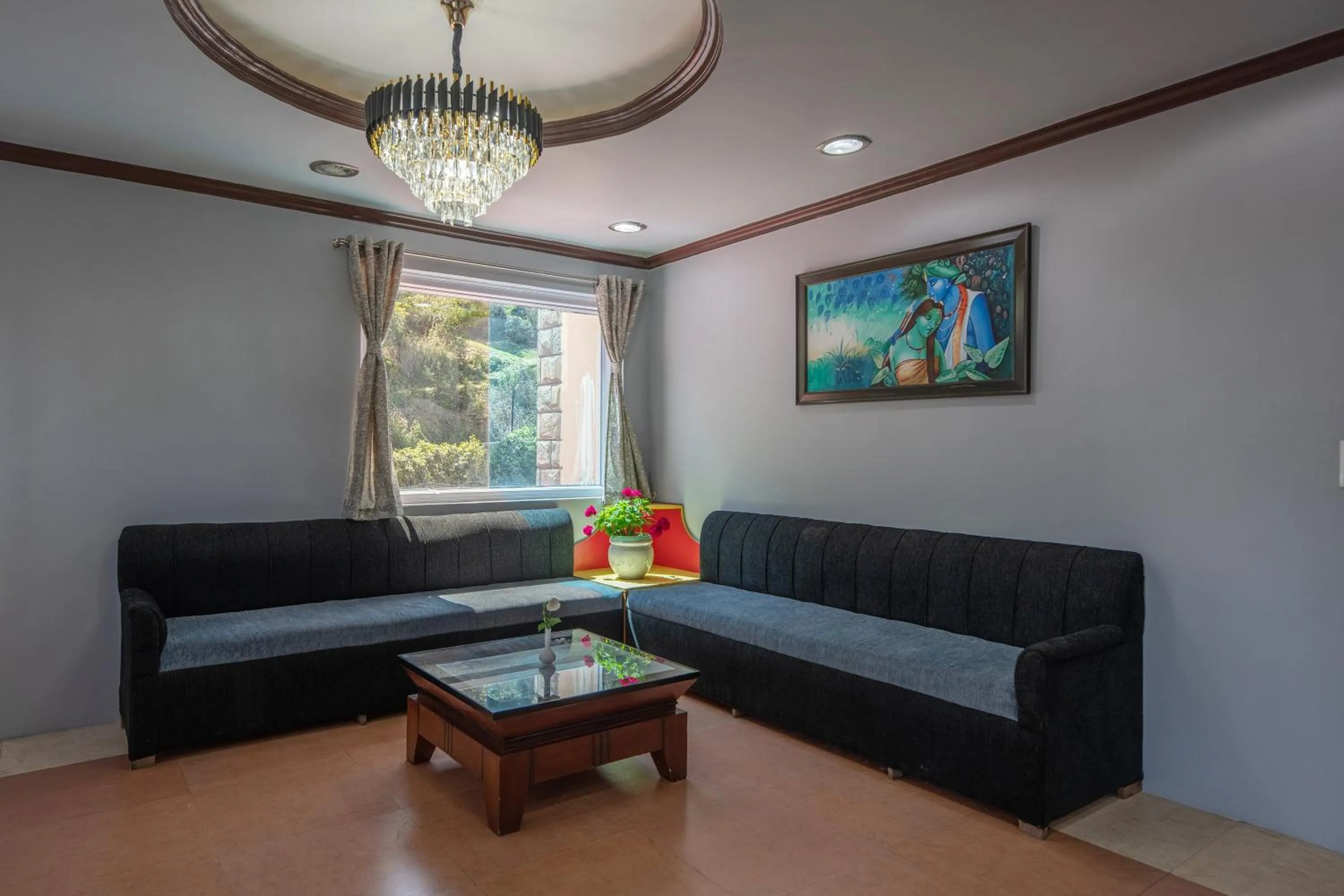 Living room in Binsar Eco Resort, Binsar - Uttarakhand