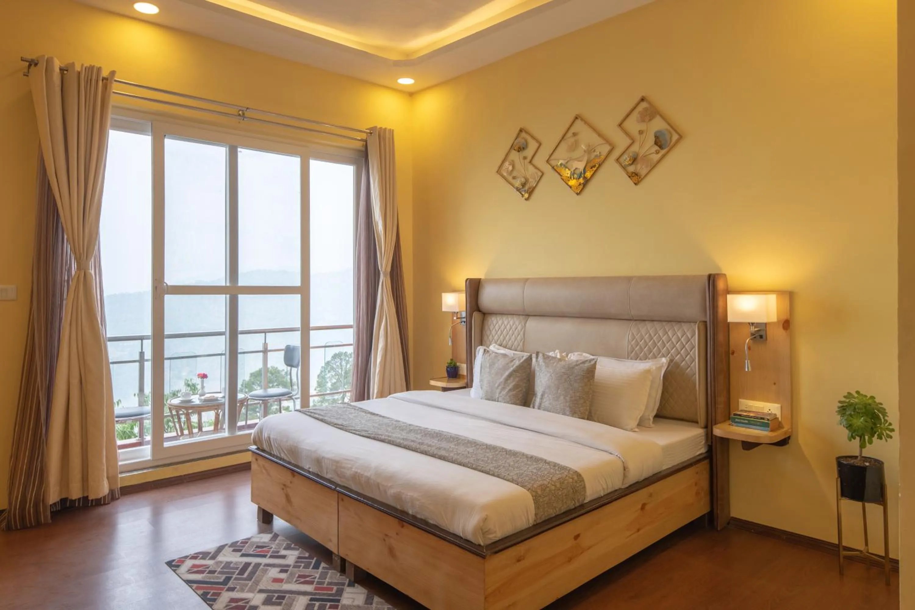 Bed in Binsar Eco Resort, Binsar - Uttarakhand