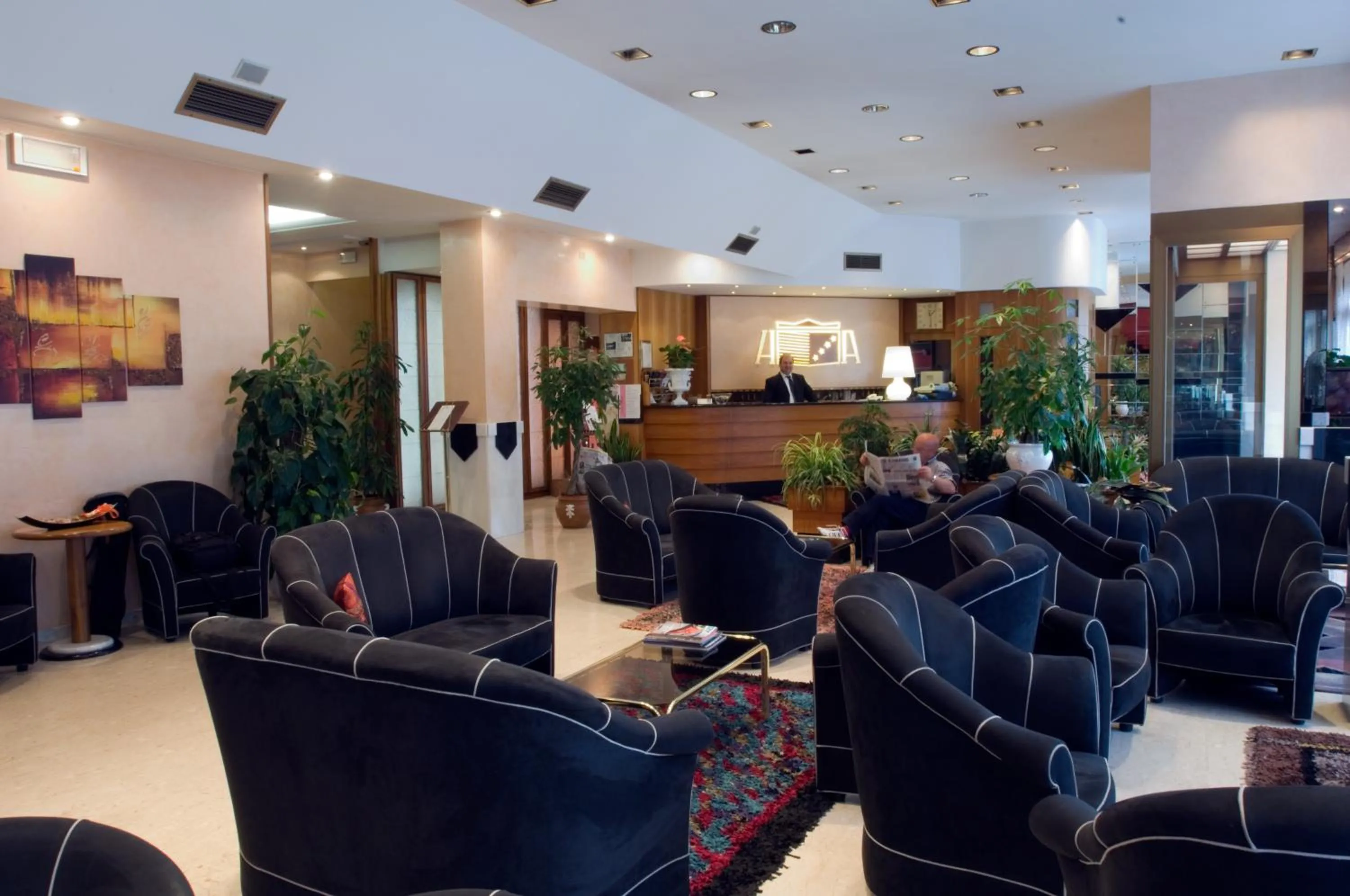 Lobby or reception in Grand Hotel Ambasciatori Wellness & Spa