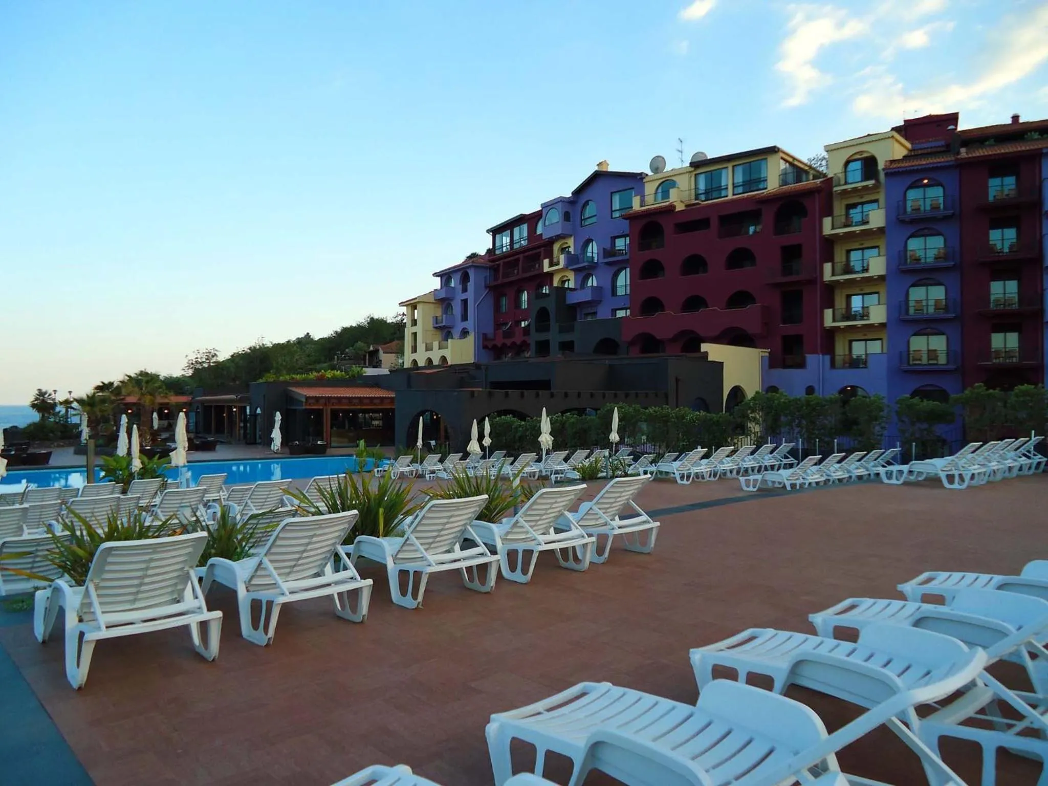 Facade/entrance in Santa Tecla Palace