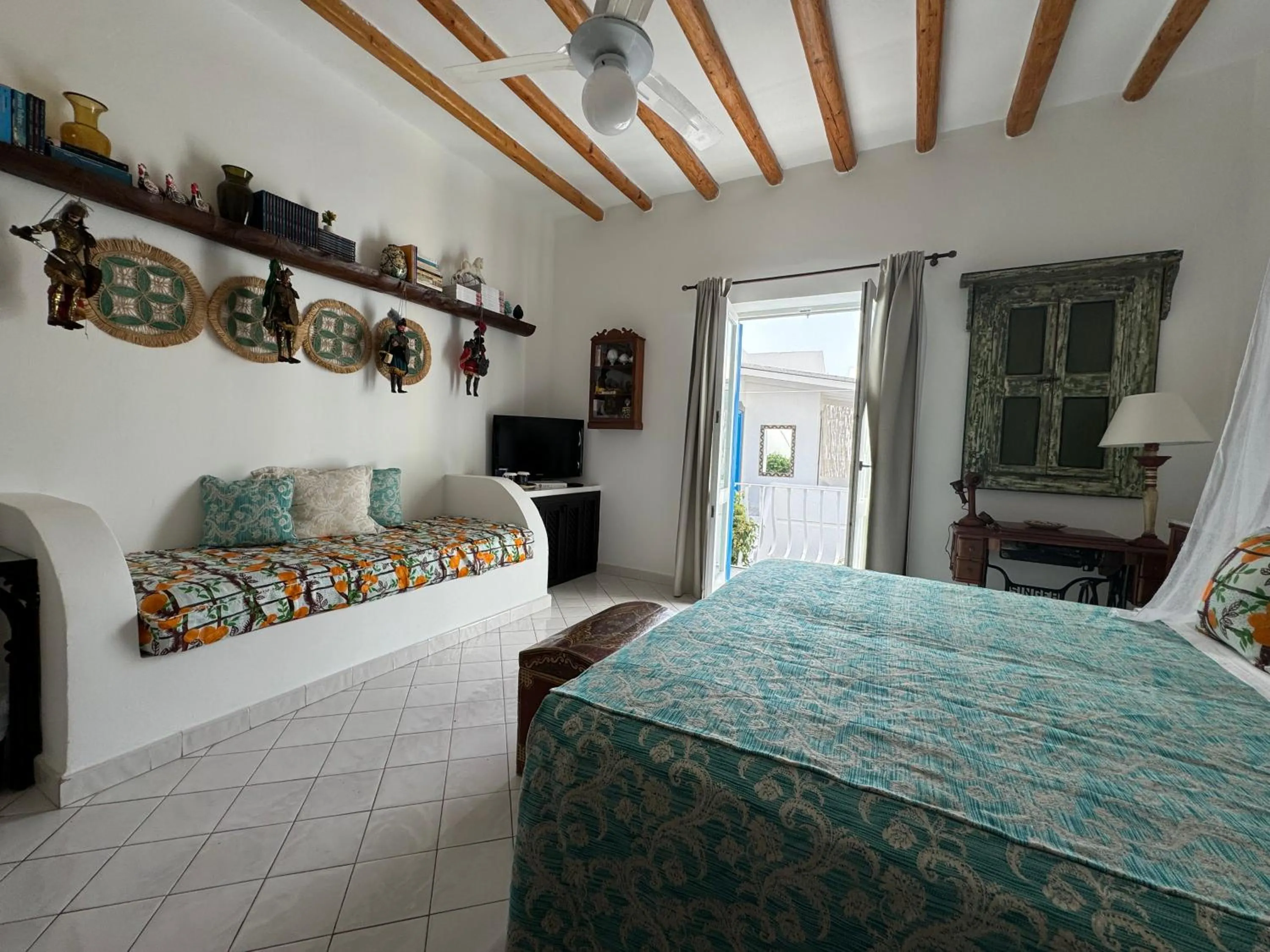 Bed in Hotel Lisca Bianca