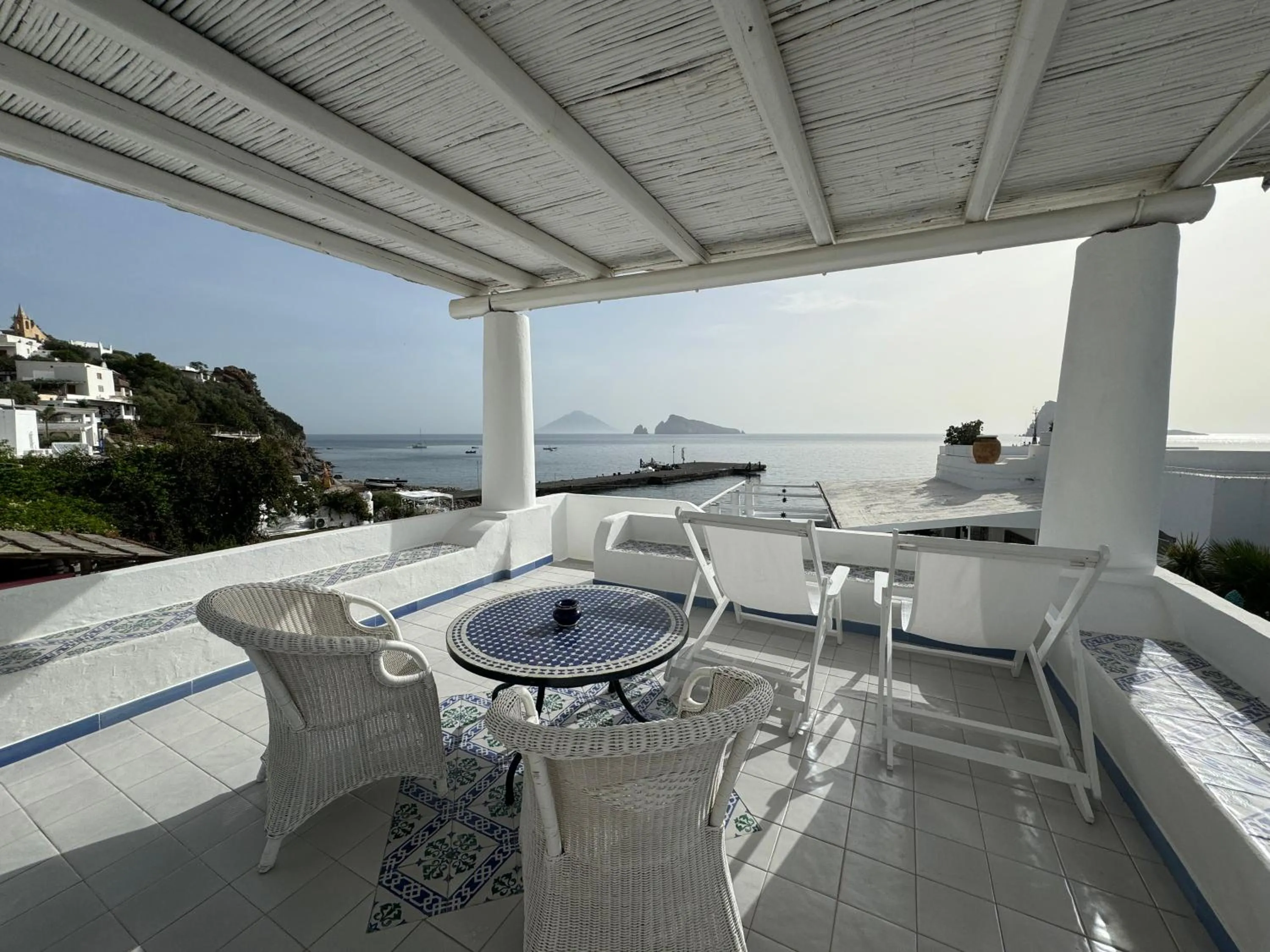 Balcony/Terrace in Hotel Lisca Bianca