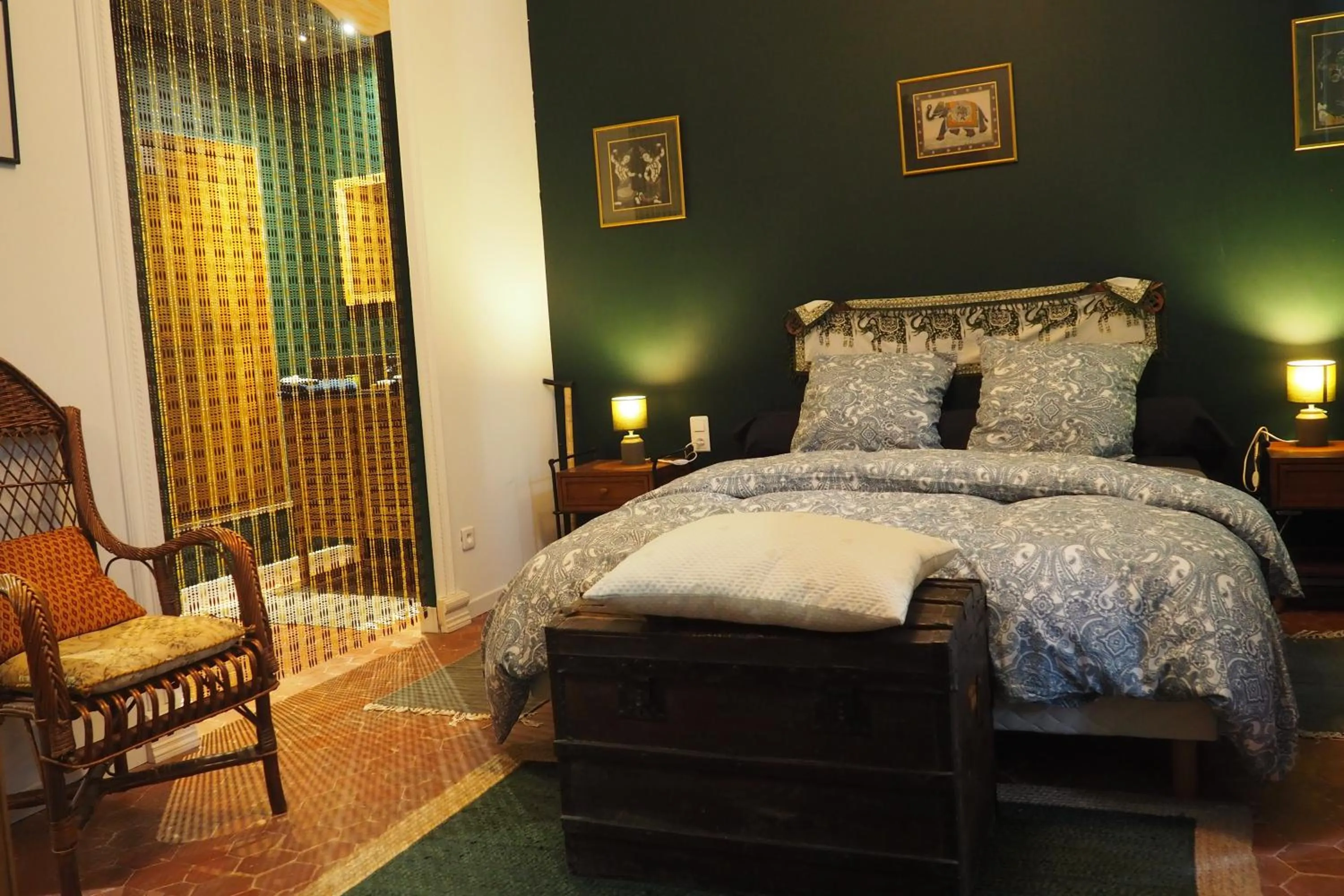 Bedroom, Bed in Chambres d'Hôtes Le relais des marmottes en Luberon