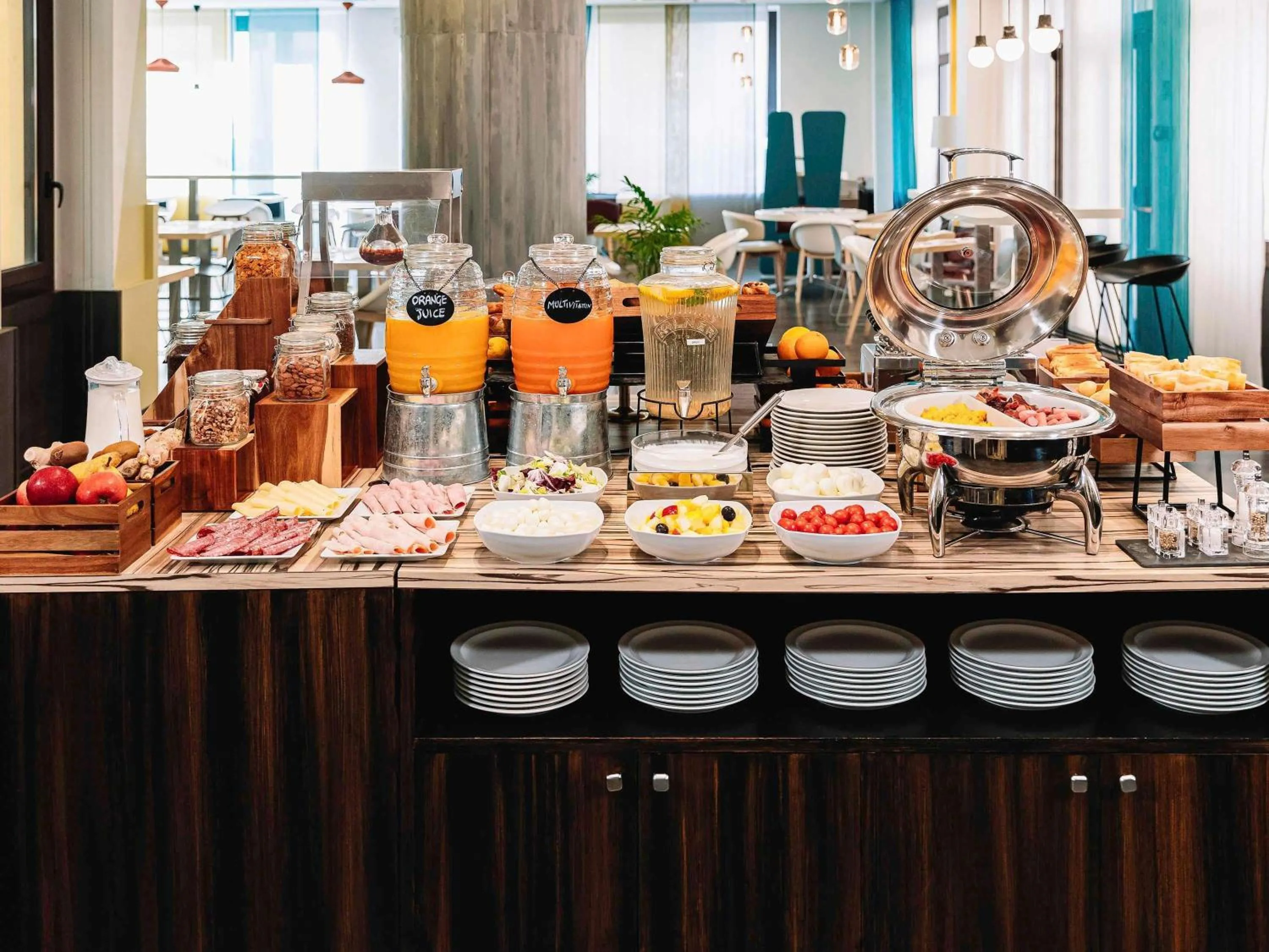 Breakfast in Mercure Roma Piazza Bologna