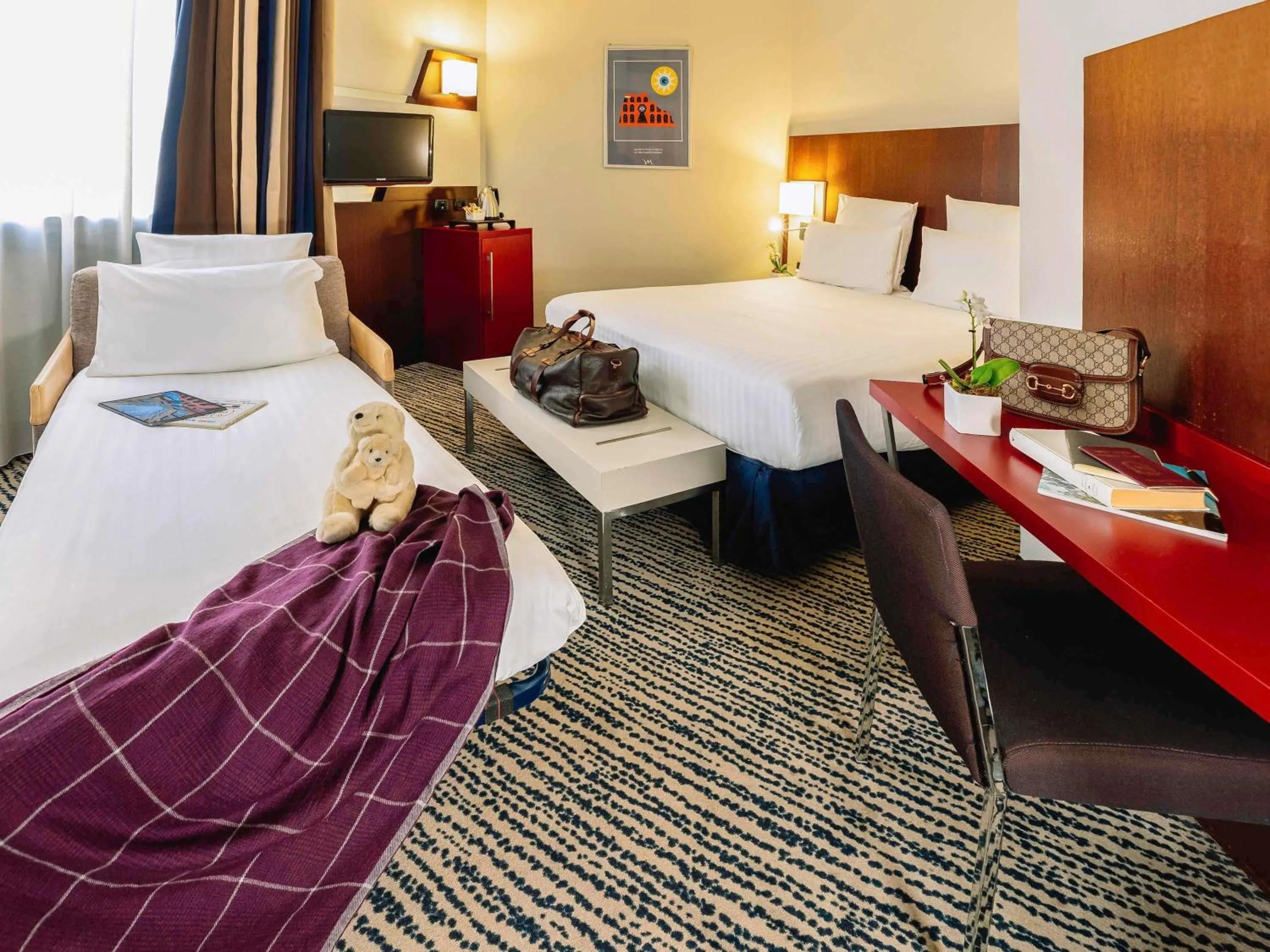 Bedroom, Bed in Mercure Roma Piazza Bologna