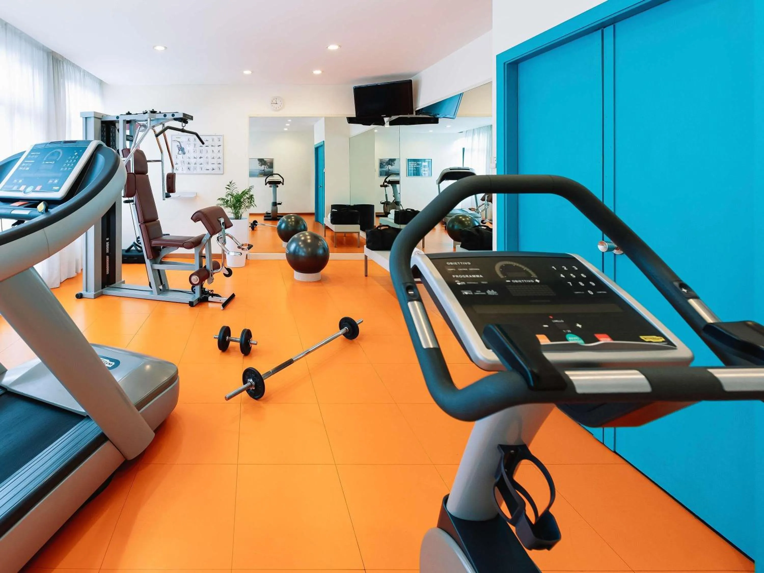 Fitness centre/facilities in Mercure Roma Piazza Bologna