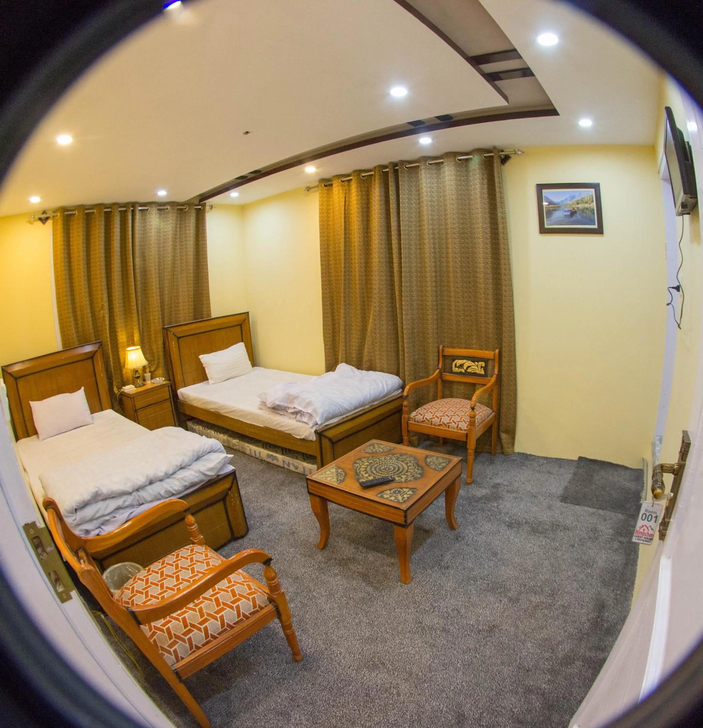 Bed in Ringachan Guest House & Restaurant