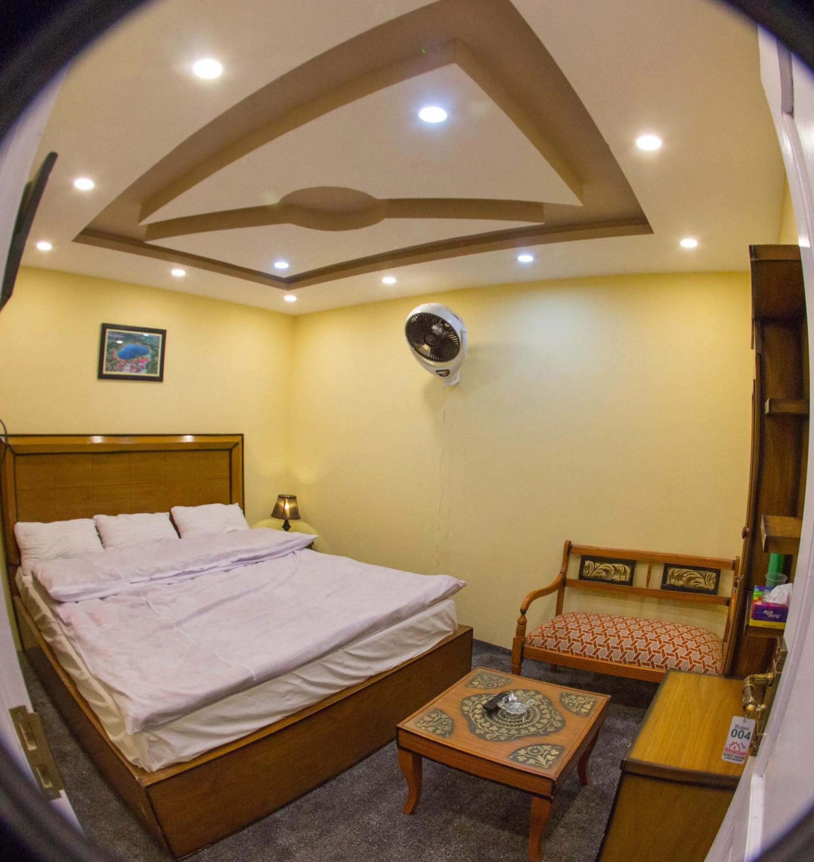 Bed in Ringachan Guest House & Restaurant