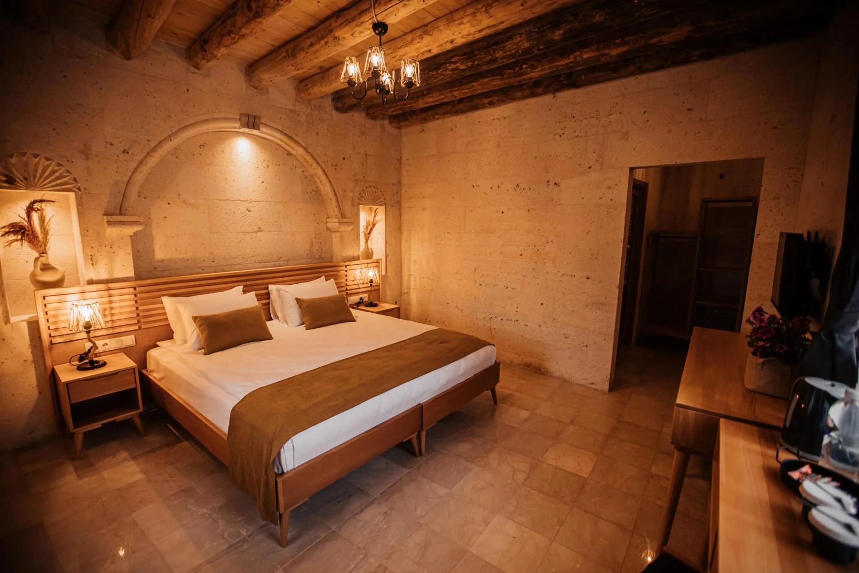 Bed in Juno Cappadocia