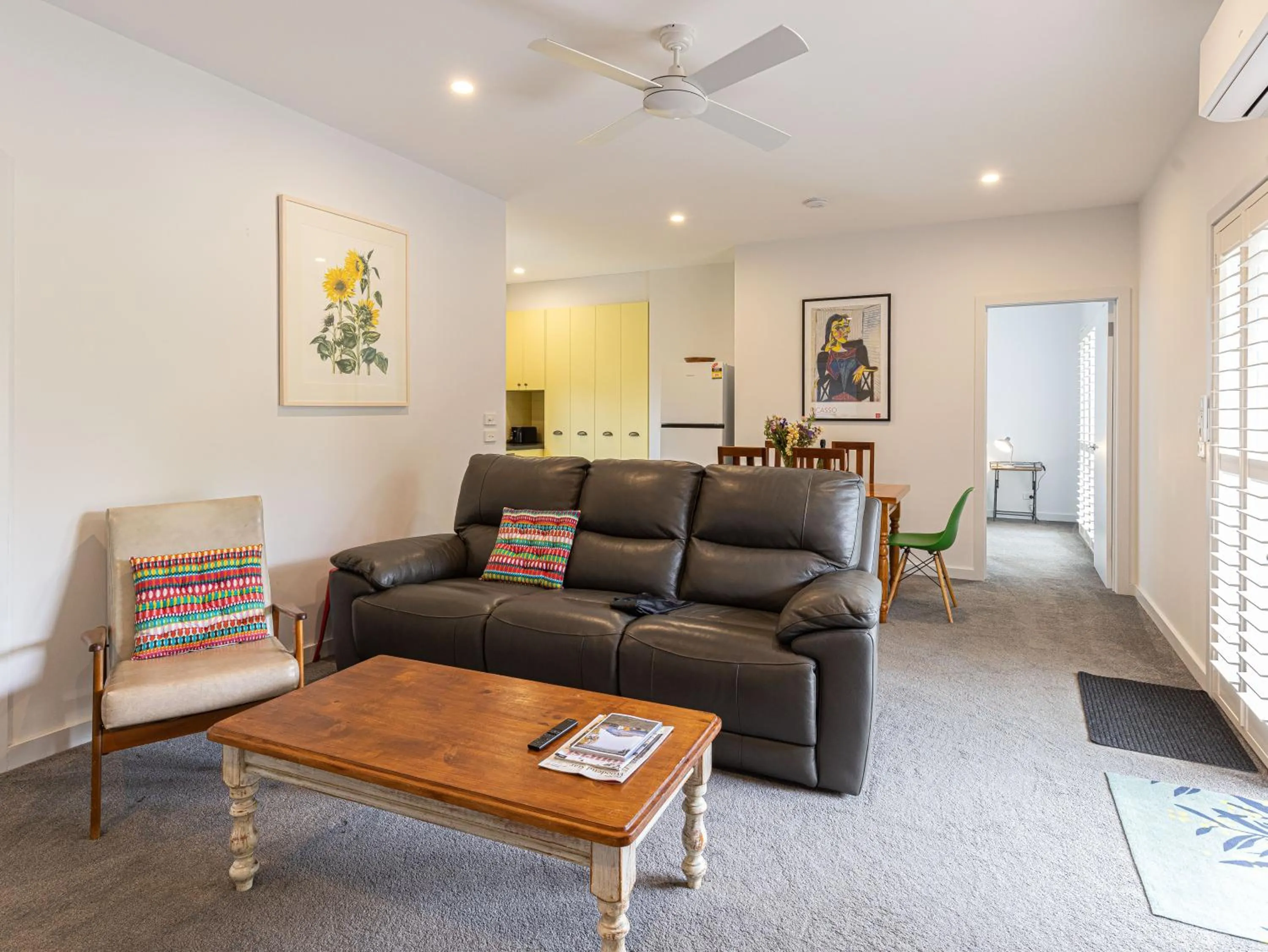 Living room in The Dickins