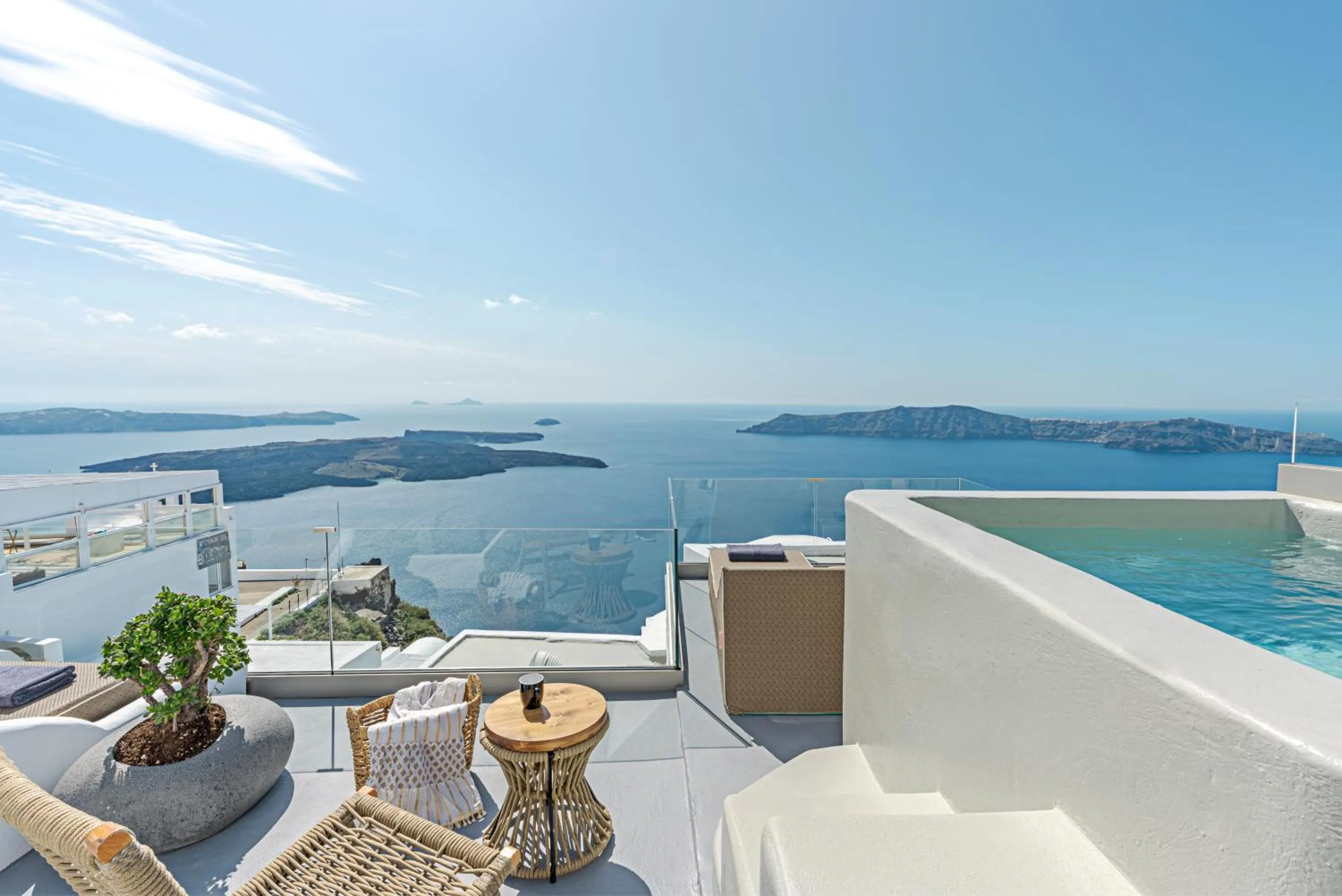 Sea view in Kaleidoscope Imerovigli Suites