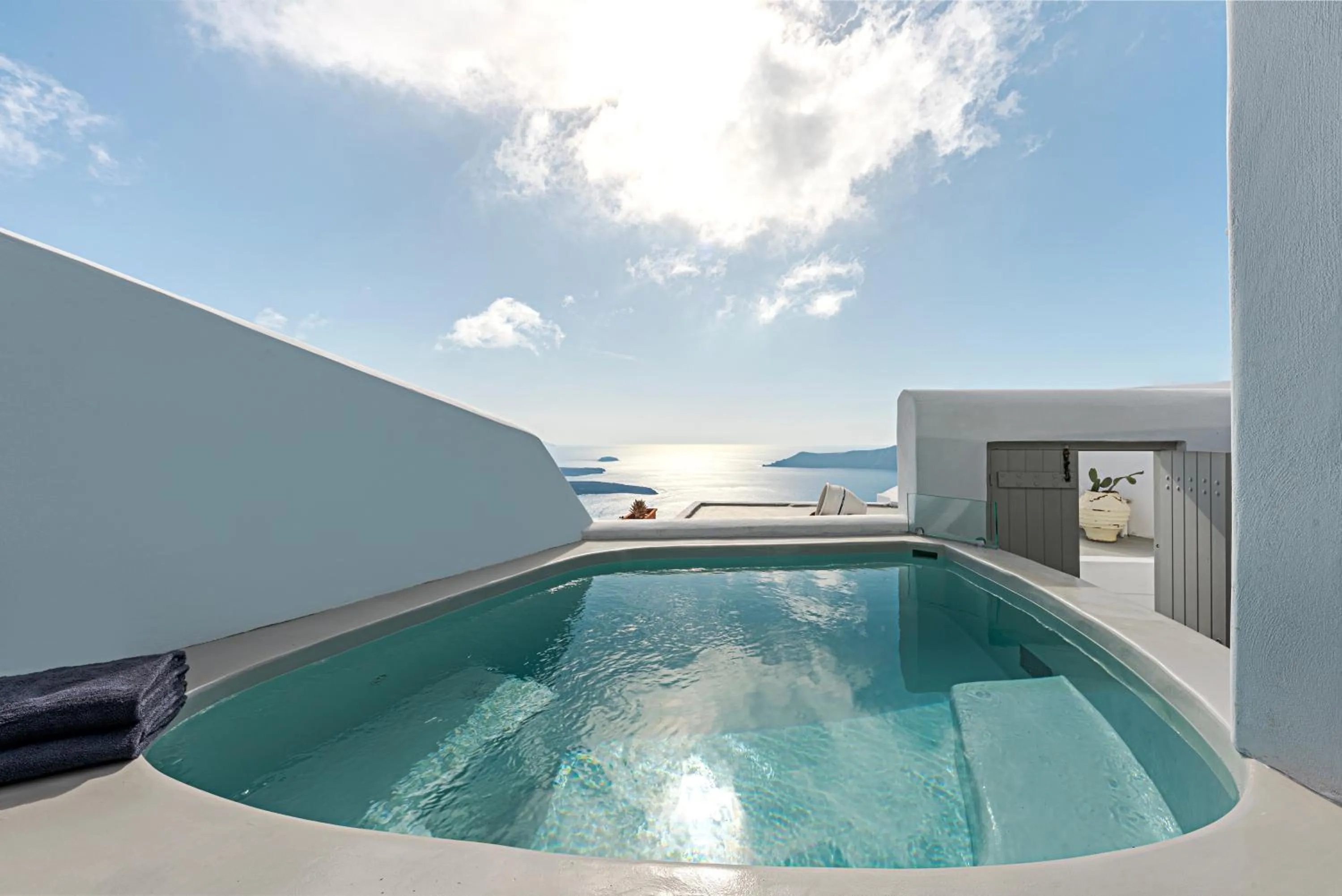 Sea view in Kaleidoscope Imerovigli Suites