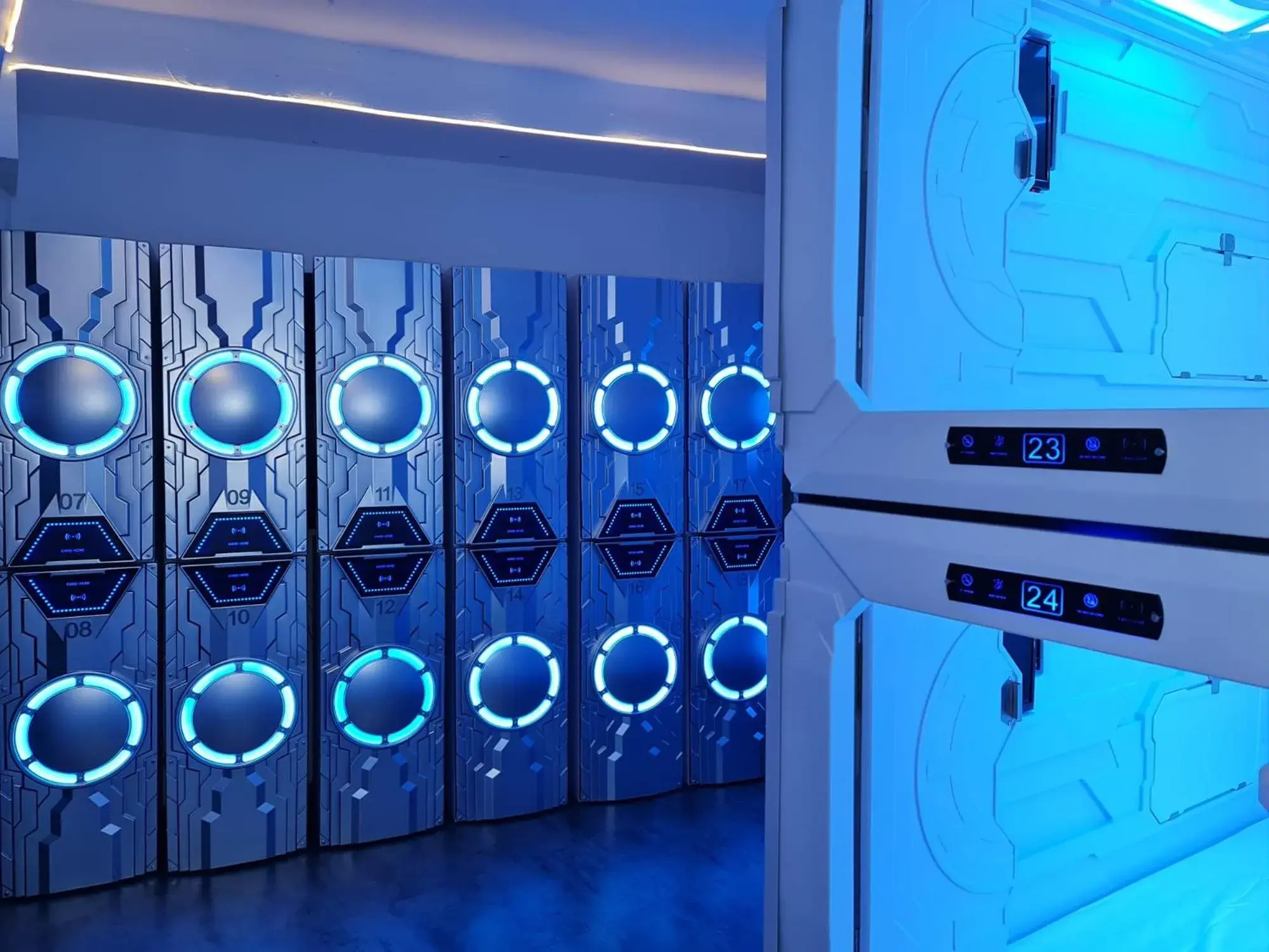 Property building in Galaxy Pods Capsule Hotel Boat Quay Property building in Galaxy Pods Capsule Hotel Boat Quay