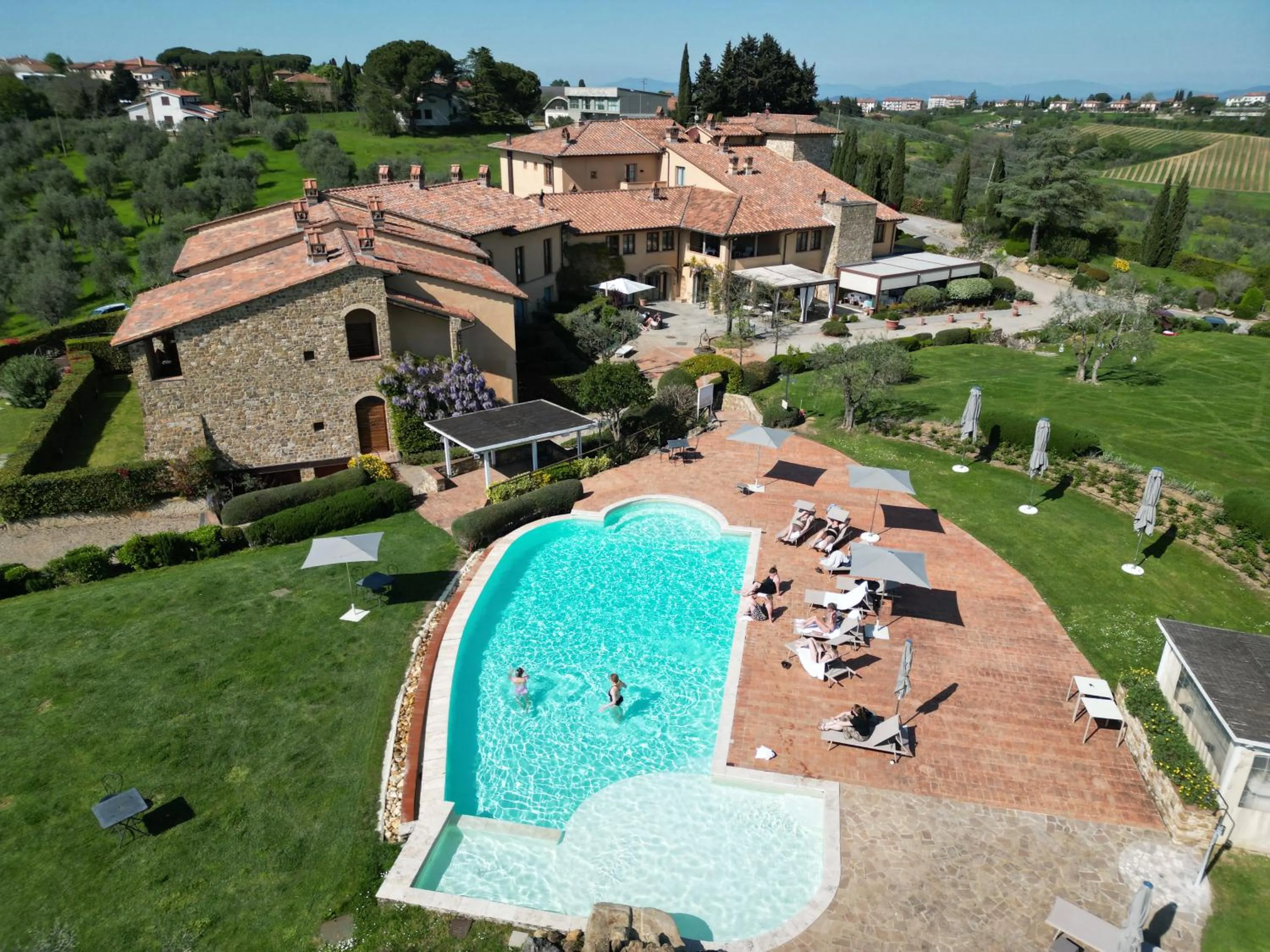 Bird's eye view in Hotel Borgo Di Cortefreda - Place of Charme