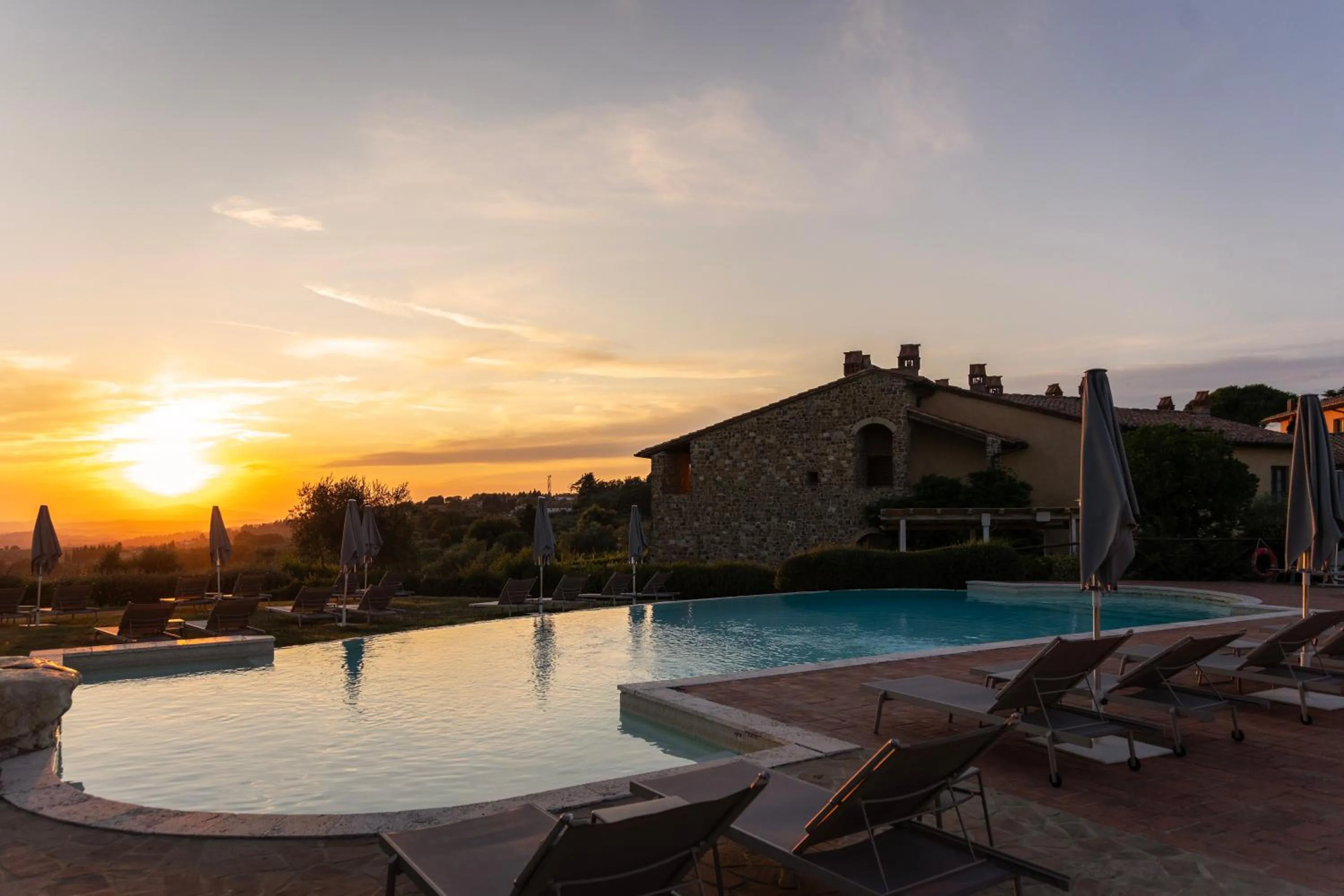 Swimming pool in Hotel Borgo Di Cortefreda - Place of Charme