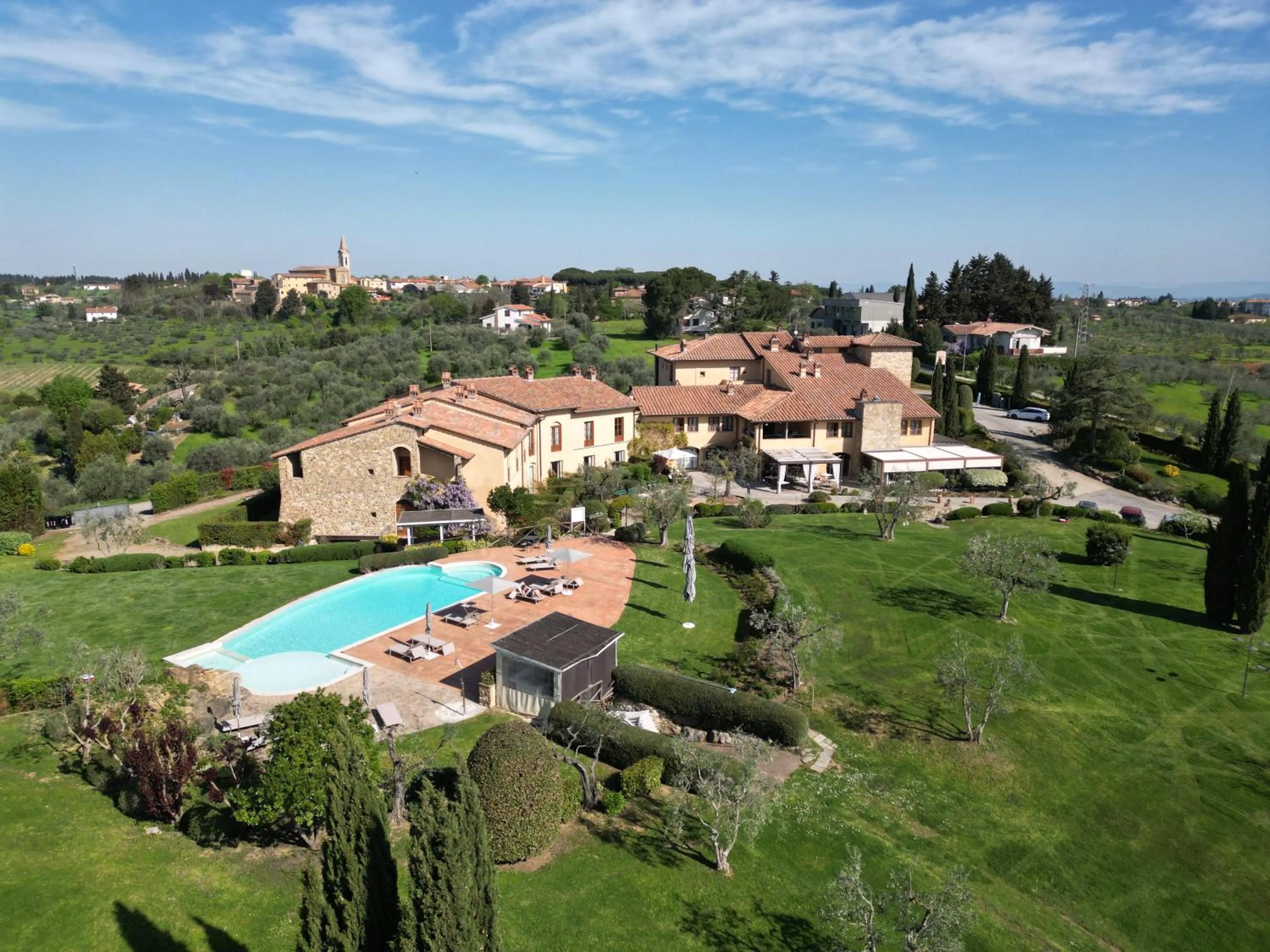 Bird's eye view in Hotel Borgo Di Cortefreda - Place of Charme
