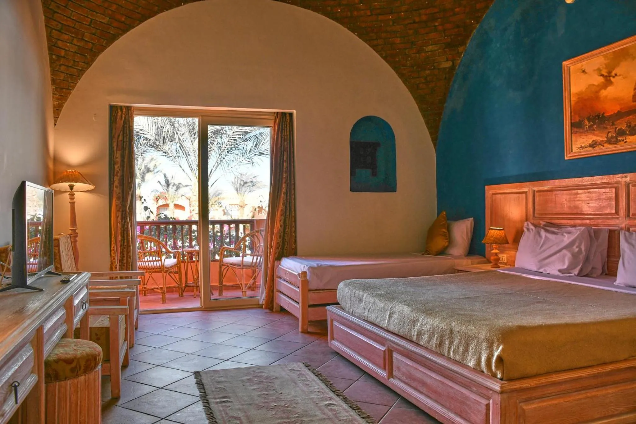 Garden view, Bed in Dream Lagoon Resort & Aqua Park