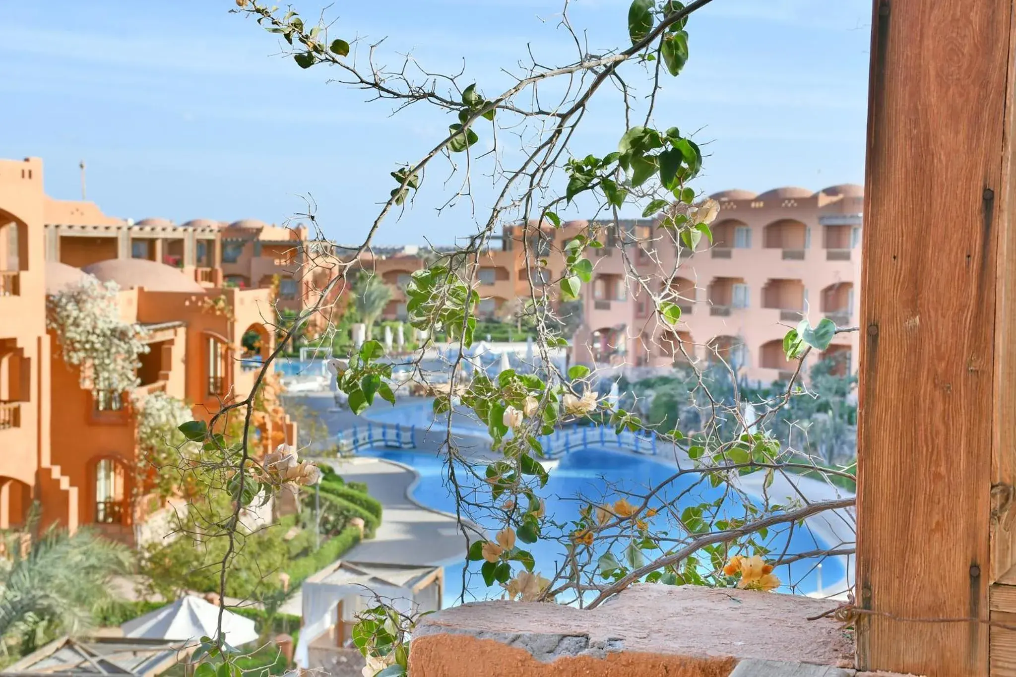 Pool view in Dream Lagoon Resort & Aqua Park Pool view in Dream Lagoon Resort & Aqua Park