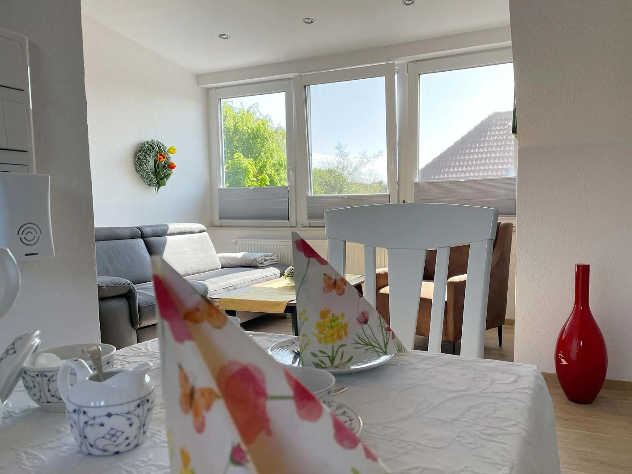 Dining area in Marions Apartments Greetsiel
