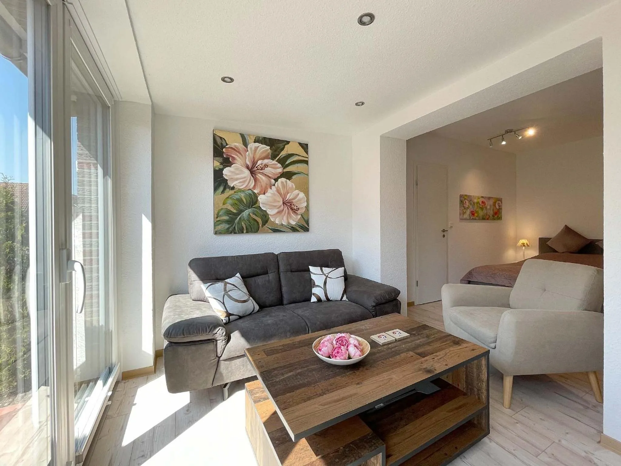 Seating area in Marions Apartments Greetsiel