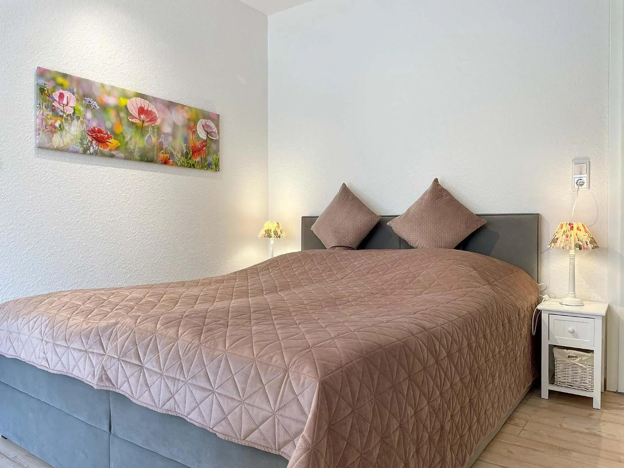 Bed in Marions Apartments Greetsiel