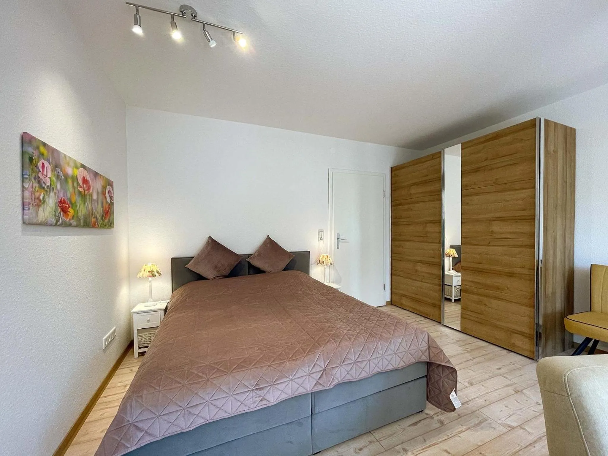 Bed in Marions Apartments Greetsiel