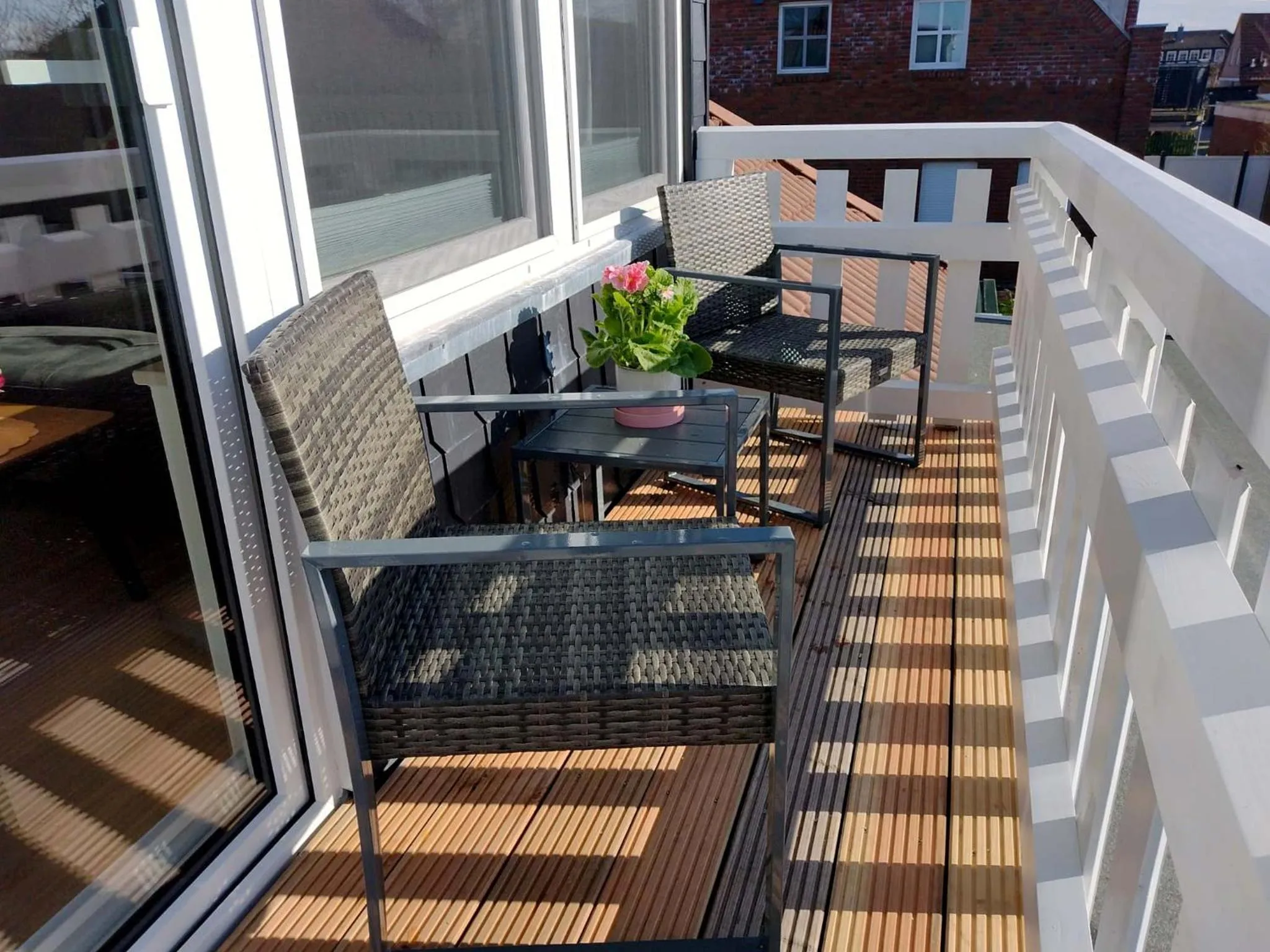 Balcony/Terrace in Marions Apartments Greetsiel