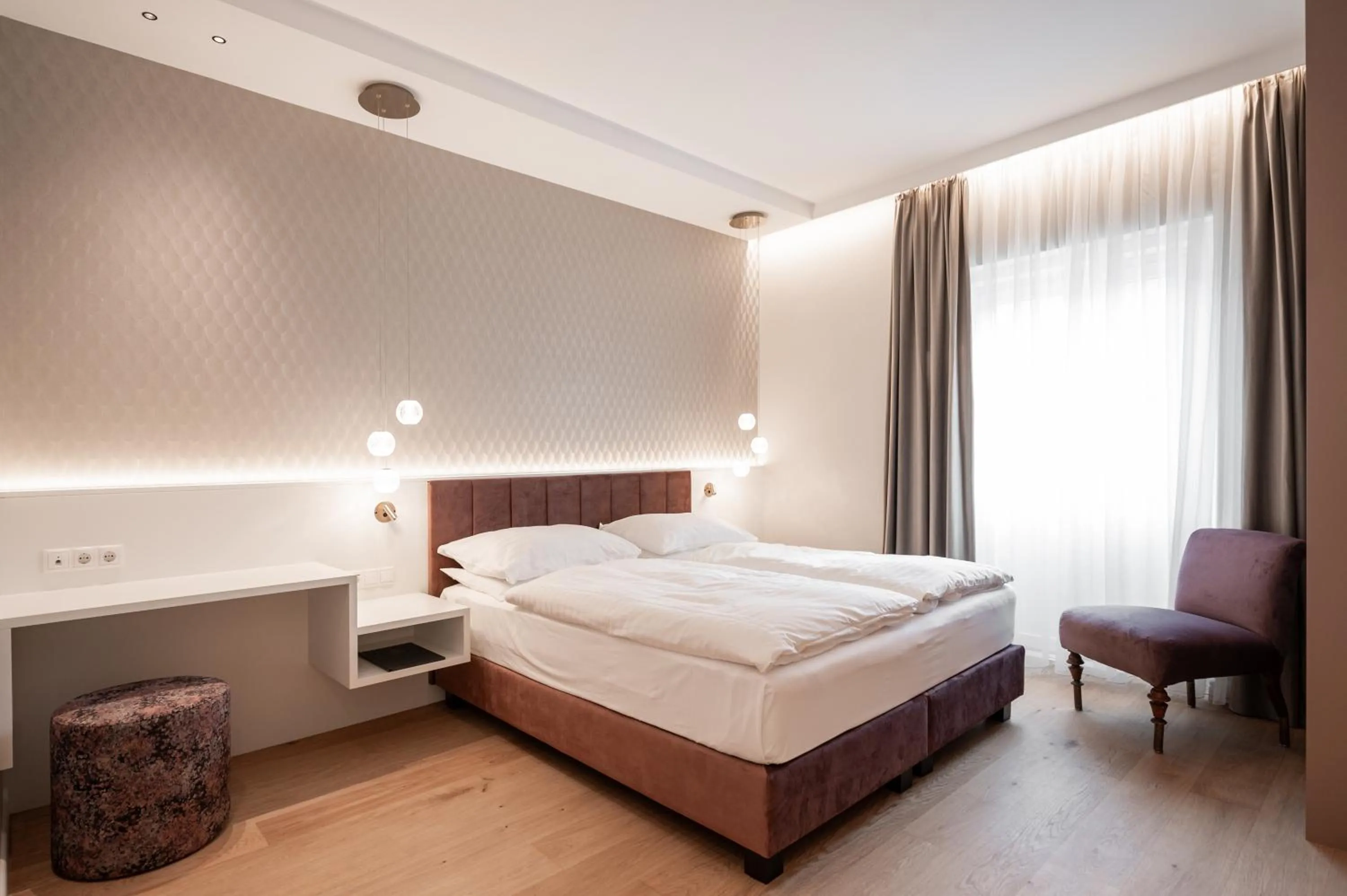 Bed in Hotel Europa Splendid