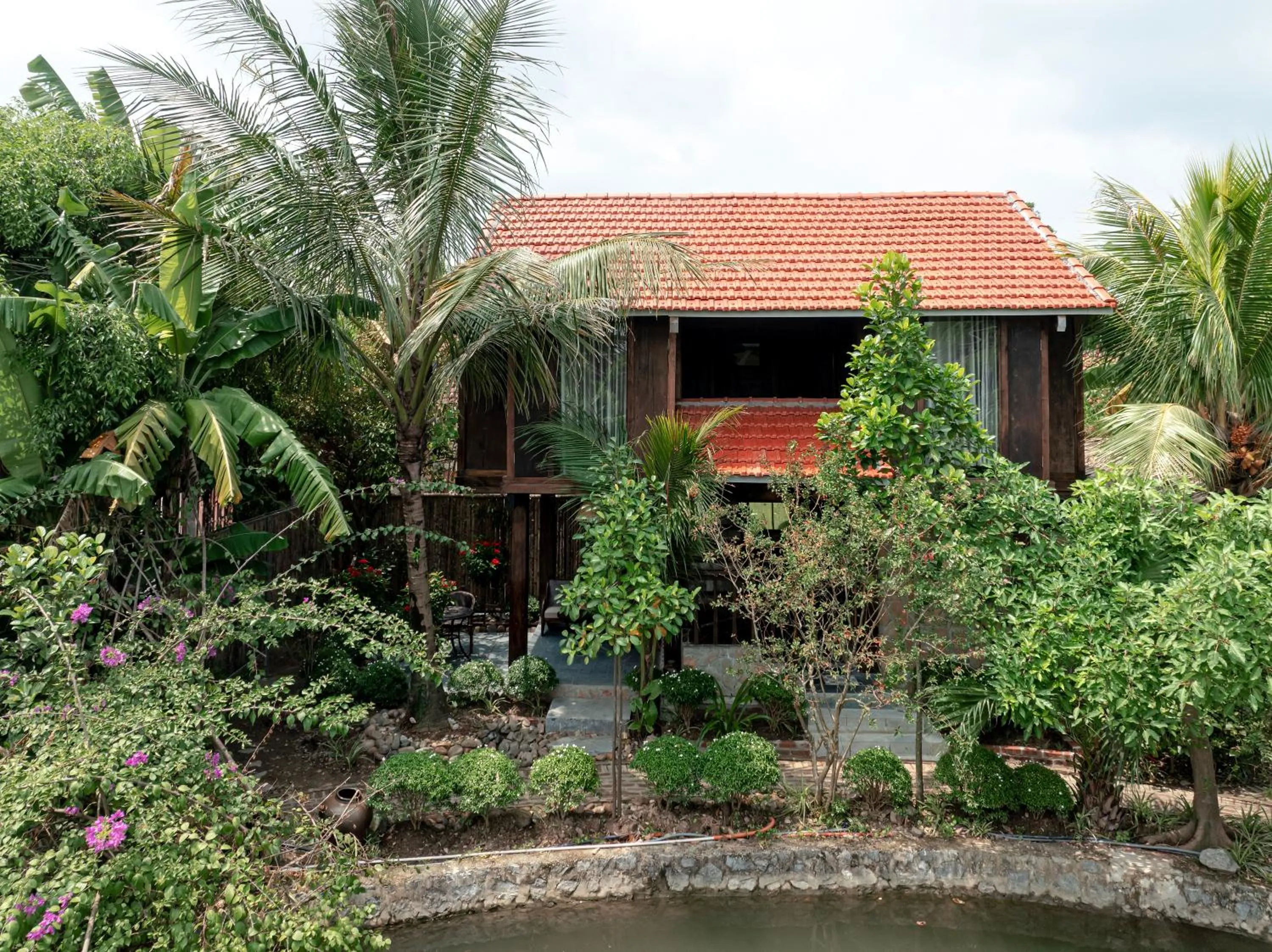 Natural landscape in ChezCao Rice Field Ecolodge Ninh Binh