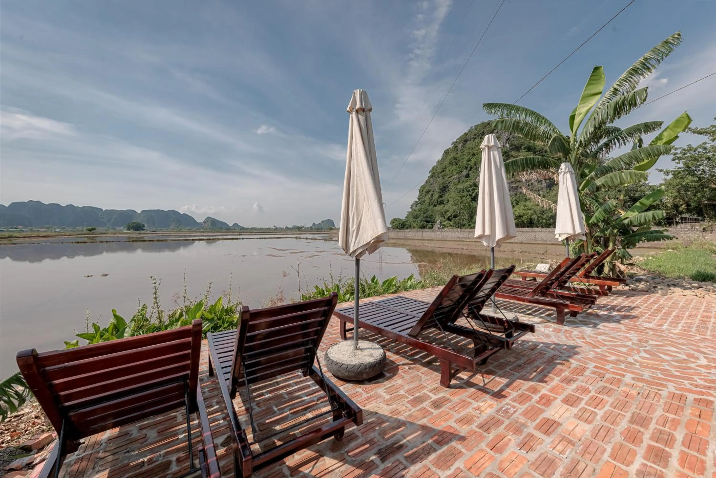 Natural landscape in ChezCao Rice Field Ecolodge Ninh Binh