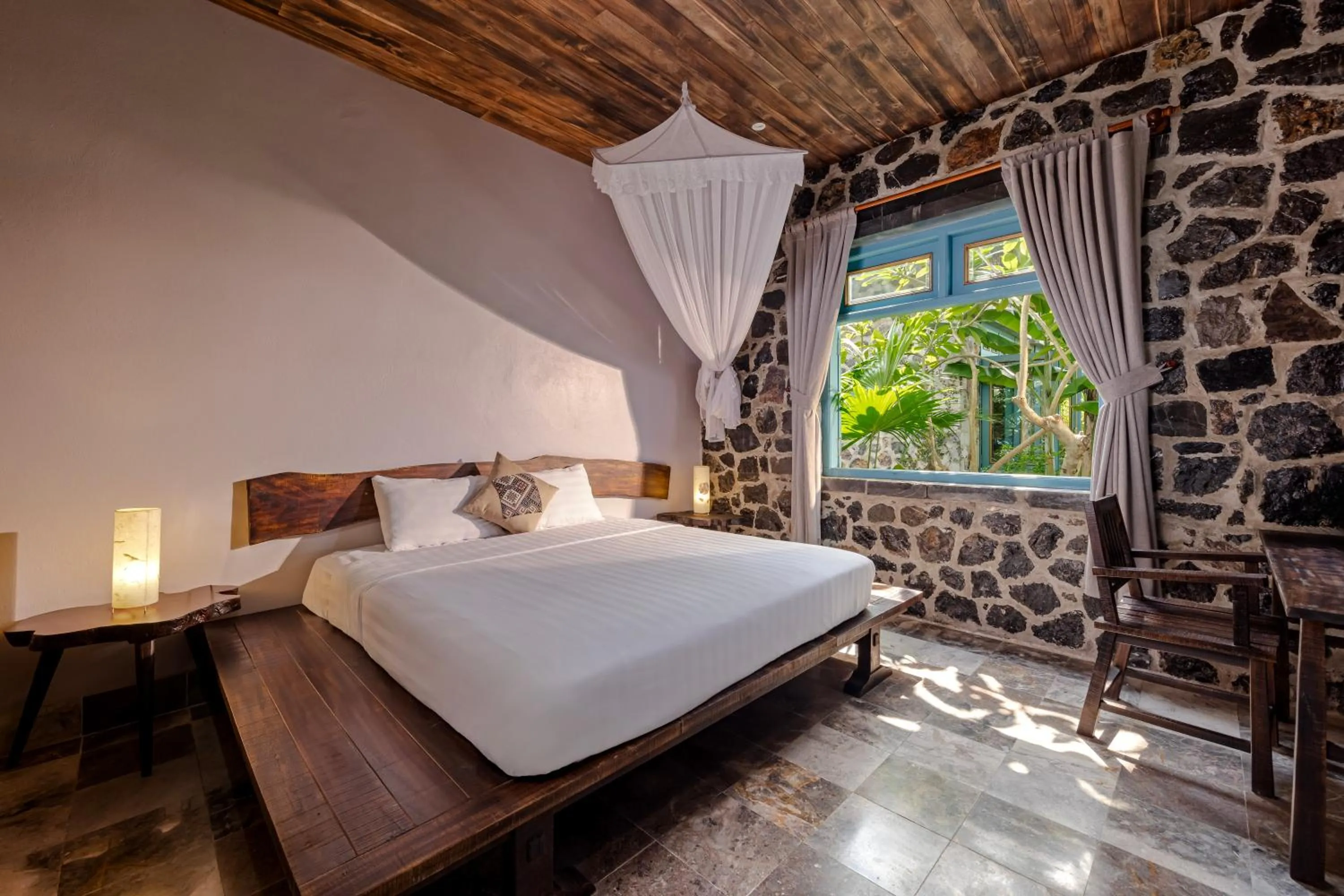 Photo of the whole room, Bed in ChezCao Rice Field Ecolodge Ninh Binh