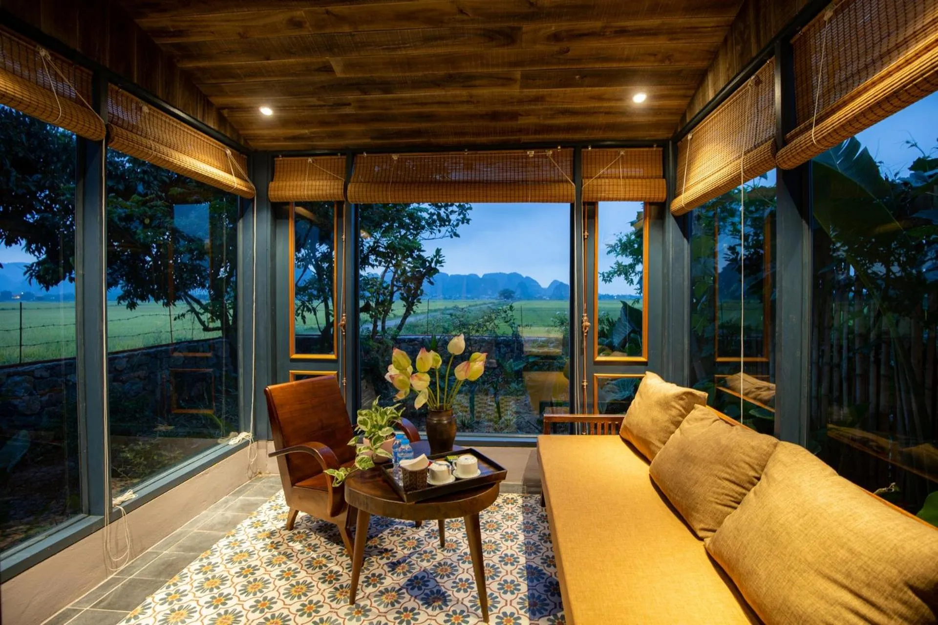 View (from property/room) in ChezCao Rice Field Ecolodge Ninh Binh