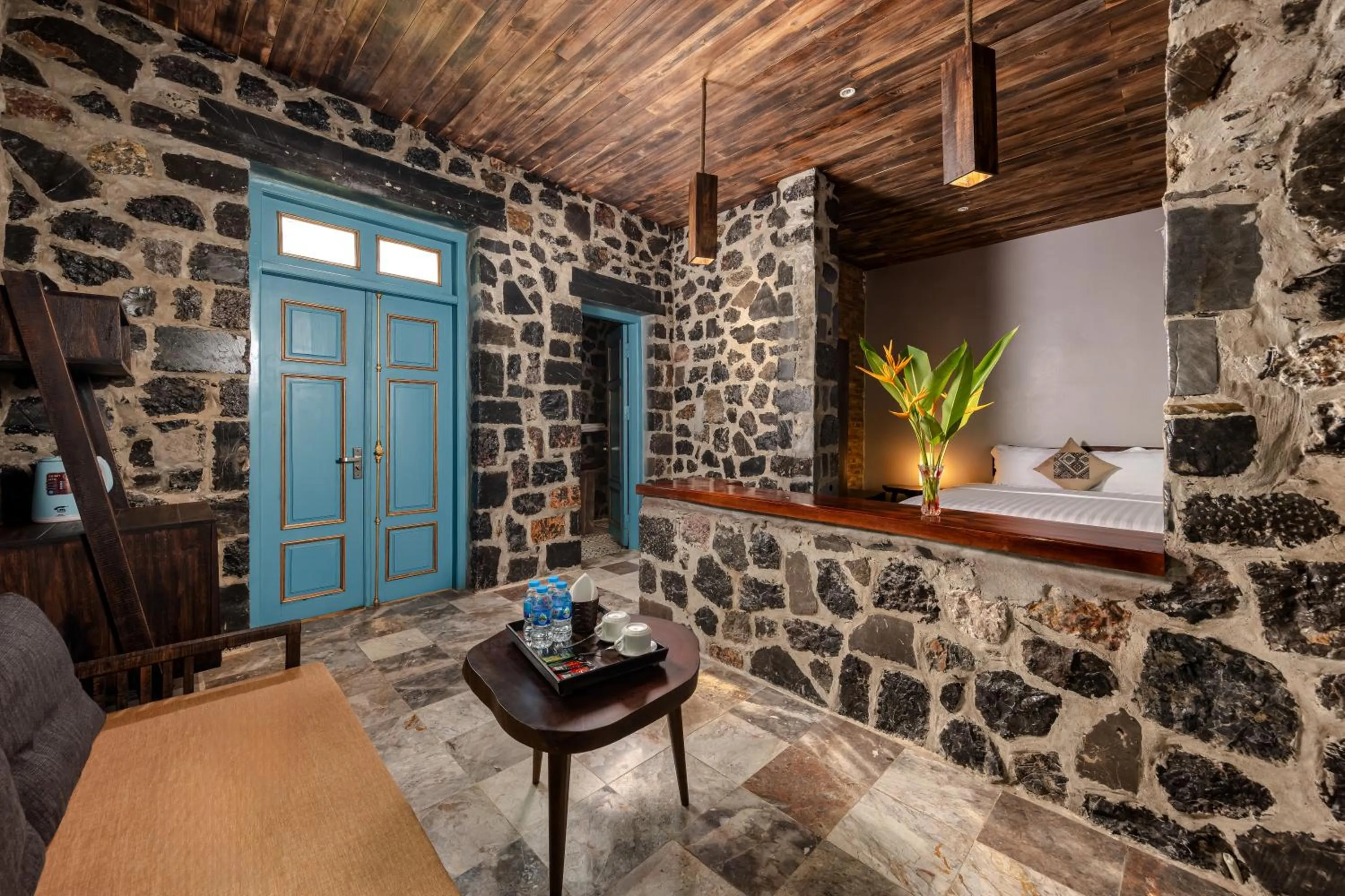 Bedroom in ChezCao Rice Field Ecolodge Ninh Binh