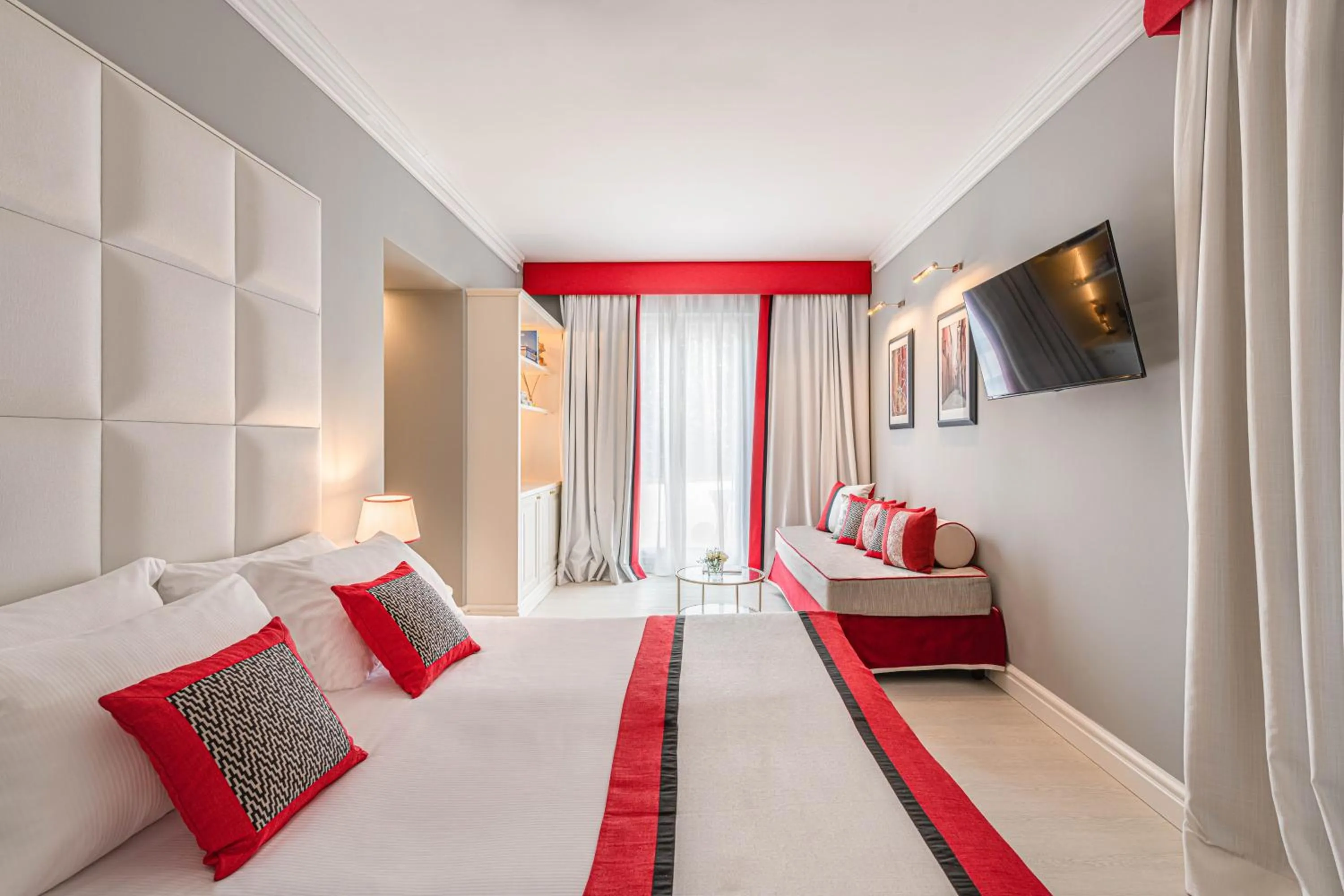 Bedroom, Bed in Hotel Vis à Vis