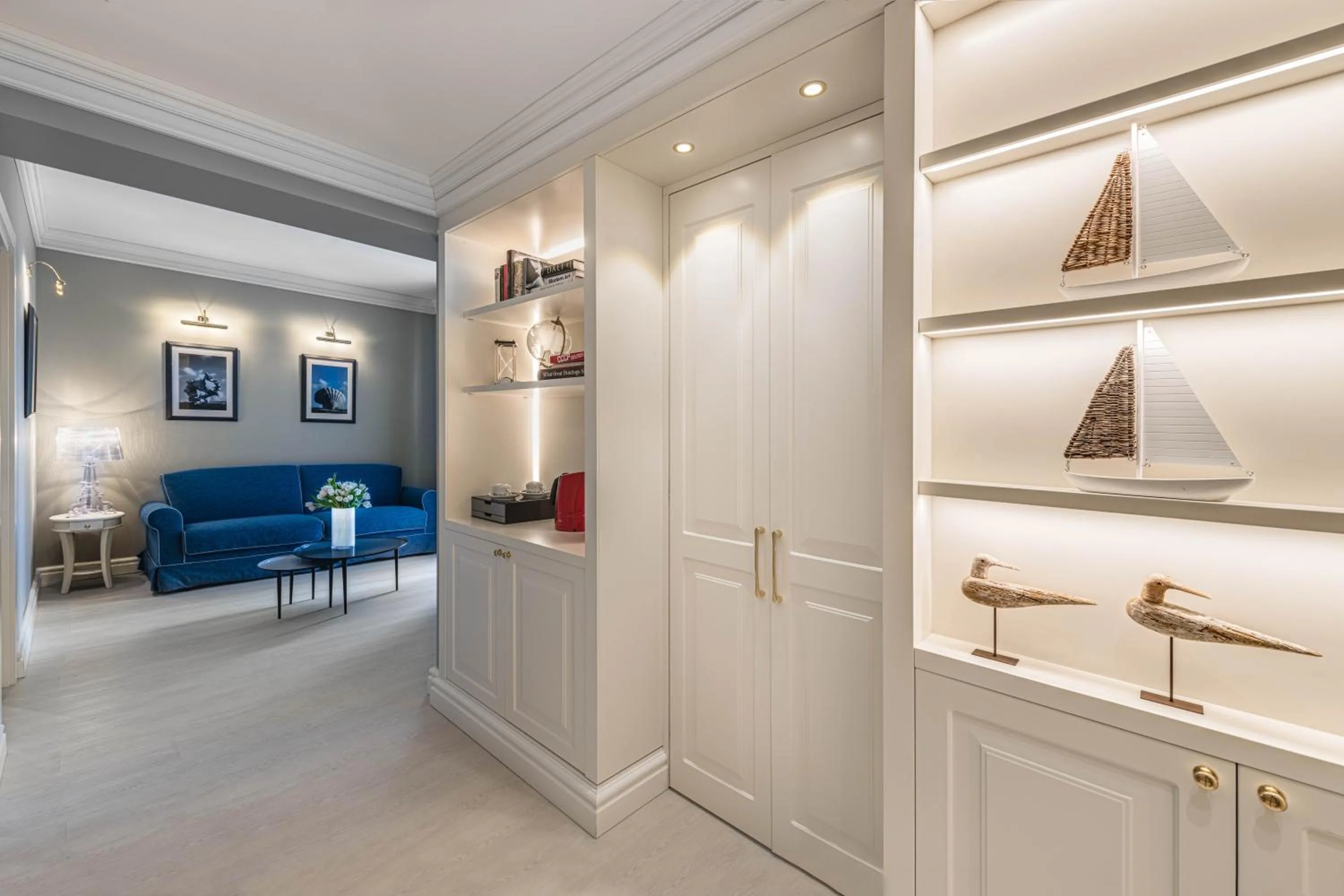 Living room, Bed in Hotel Vis à Vis