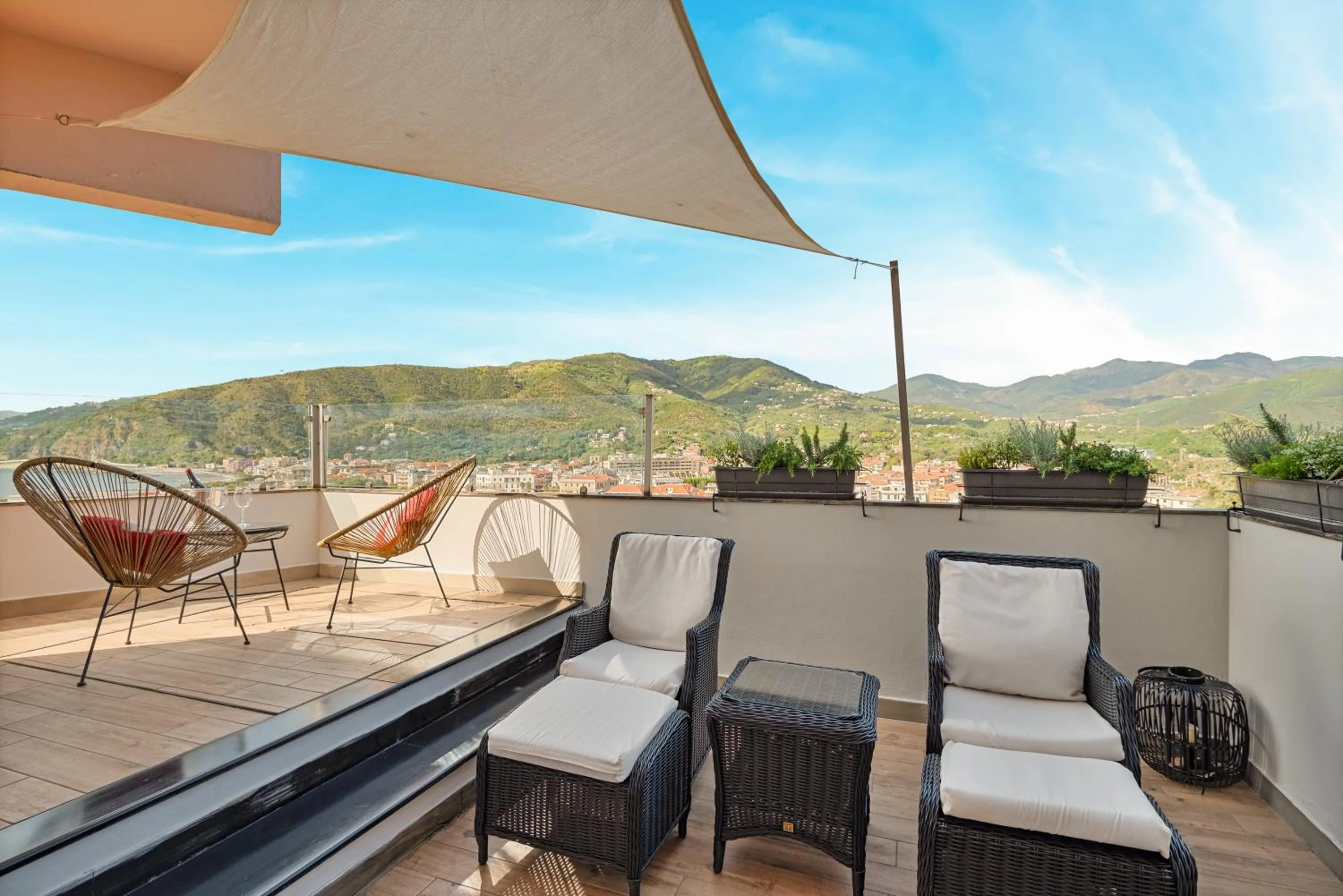 Balcony/Terrace in Hotel Vis à Vis