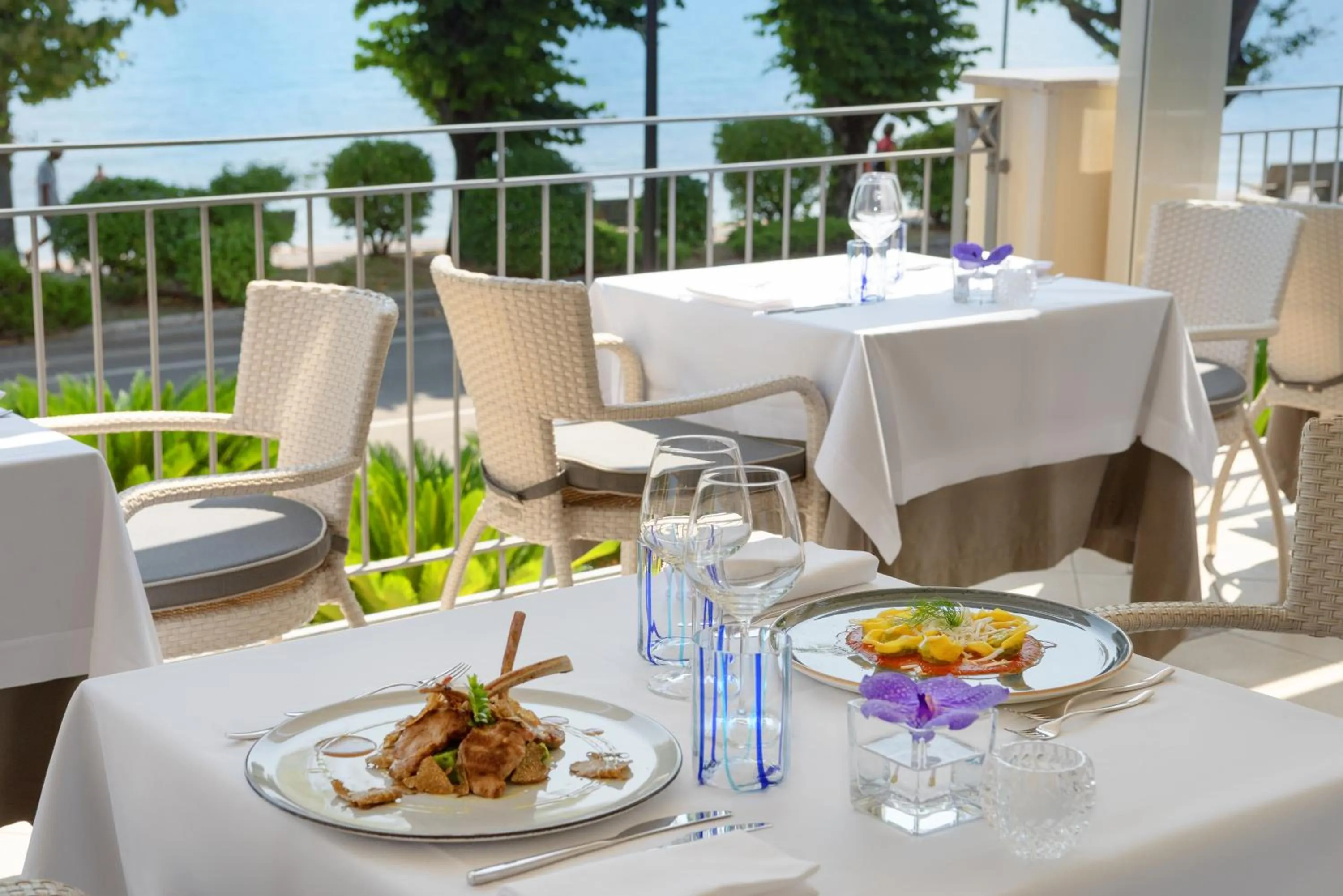Restaurant/places to eat in Villa Rosa Hotel Desenzano