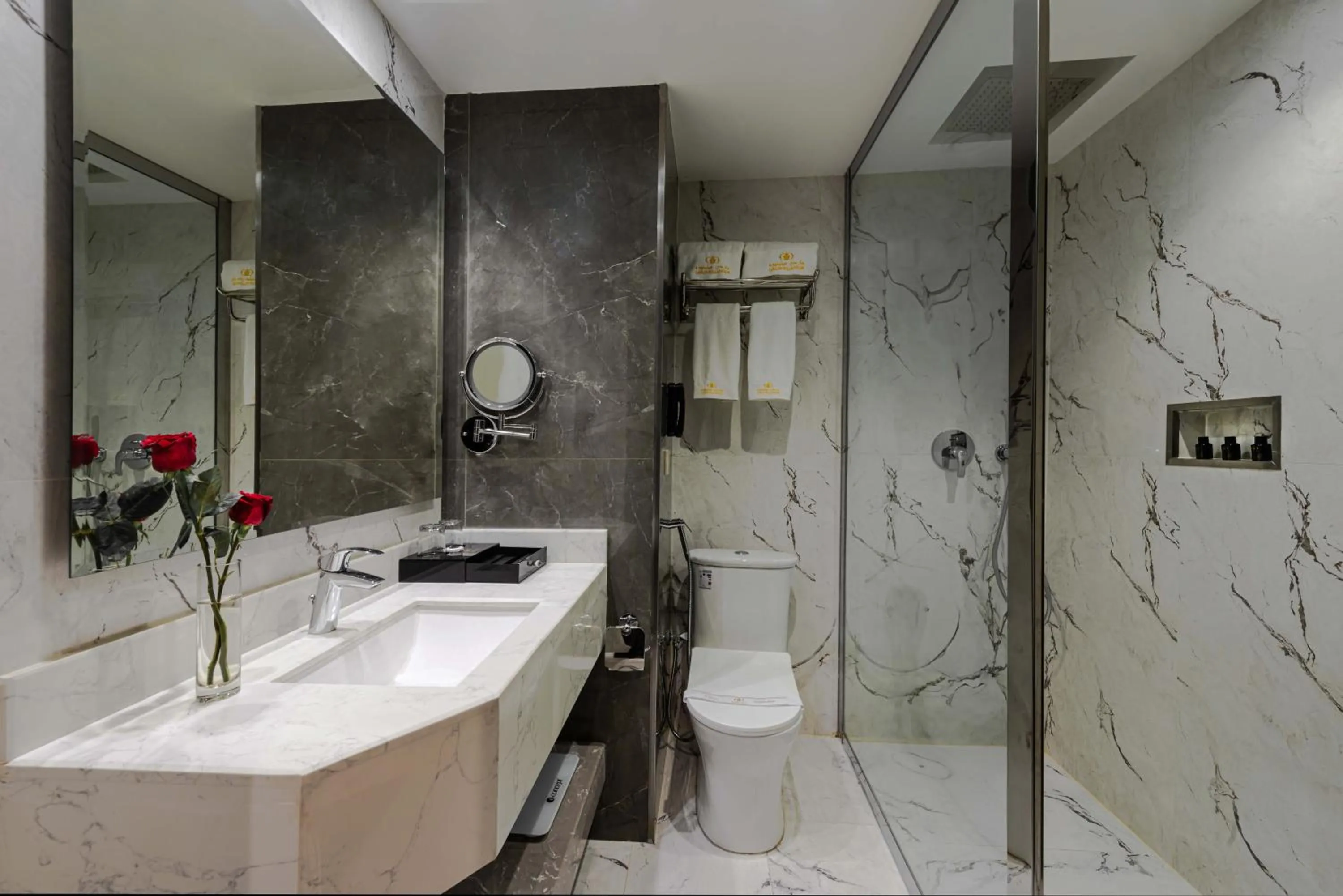 Shower in Abha Gardn Millennium Hotel