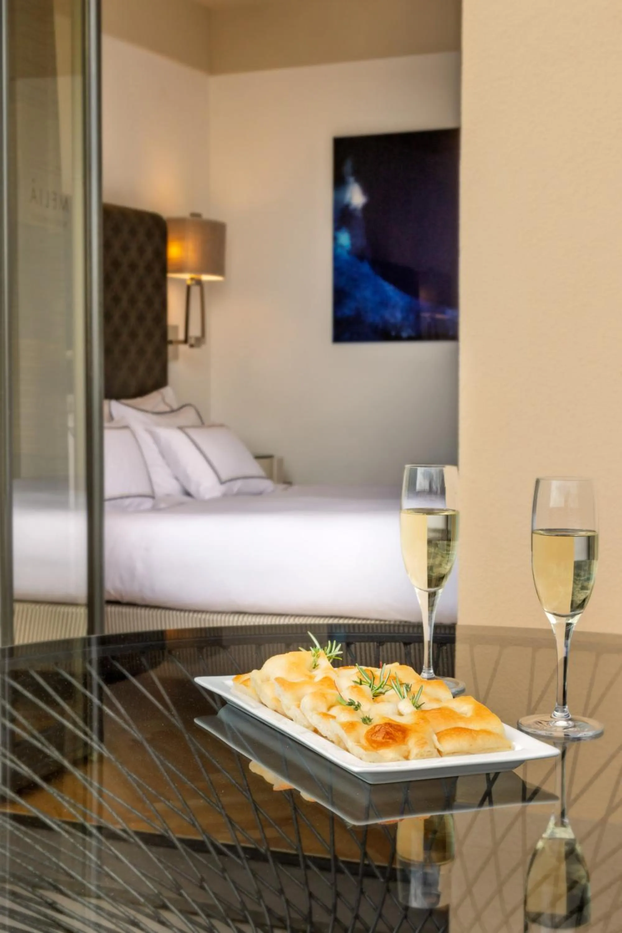 Bed in Meliá Genova