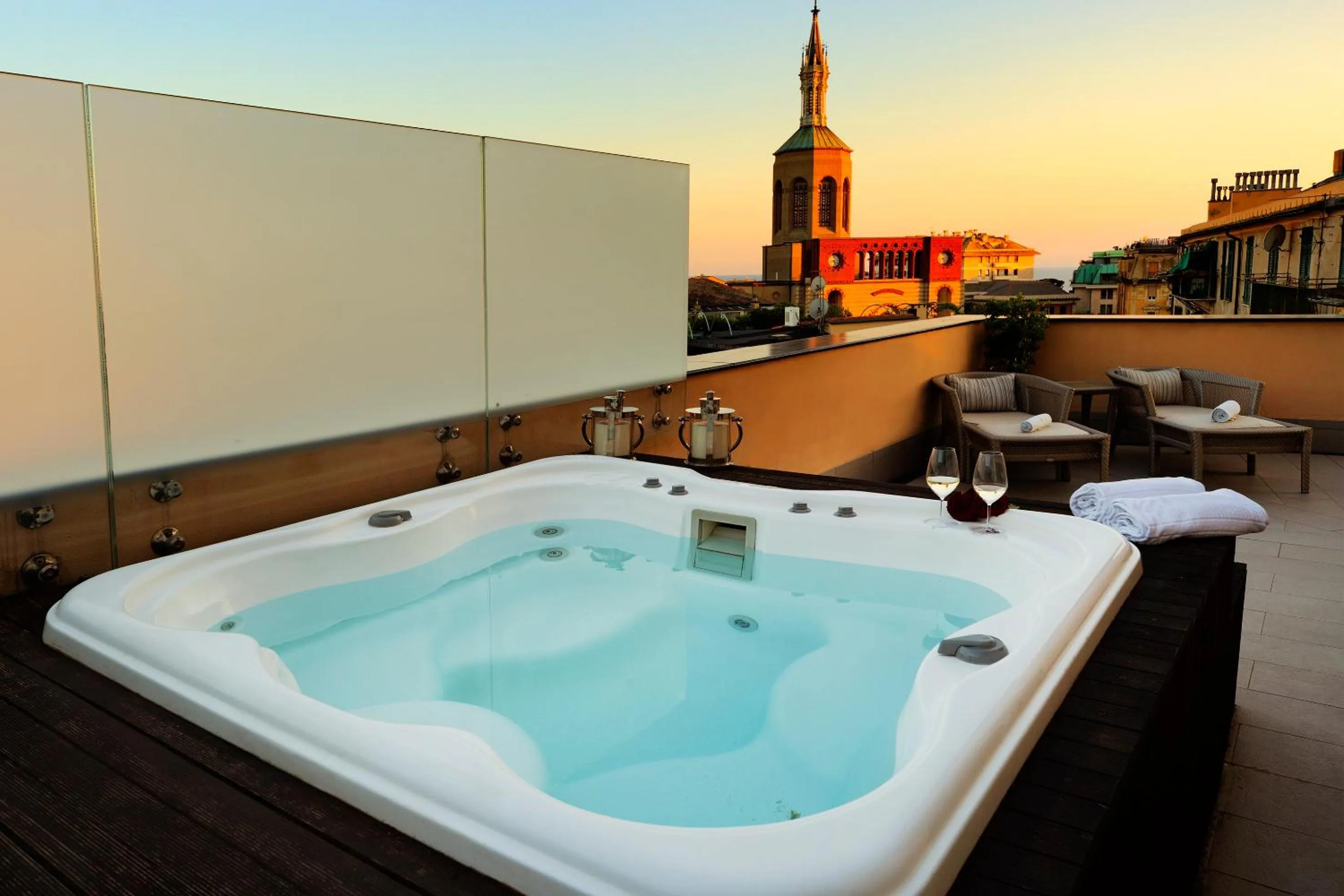 Balcony/Terrace in Meliá Genova