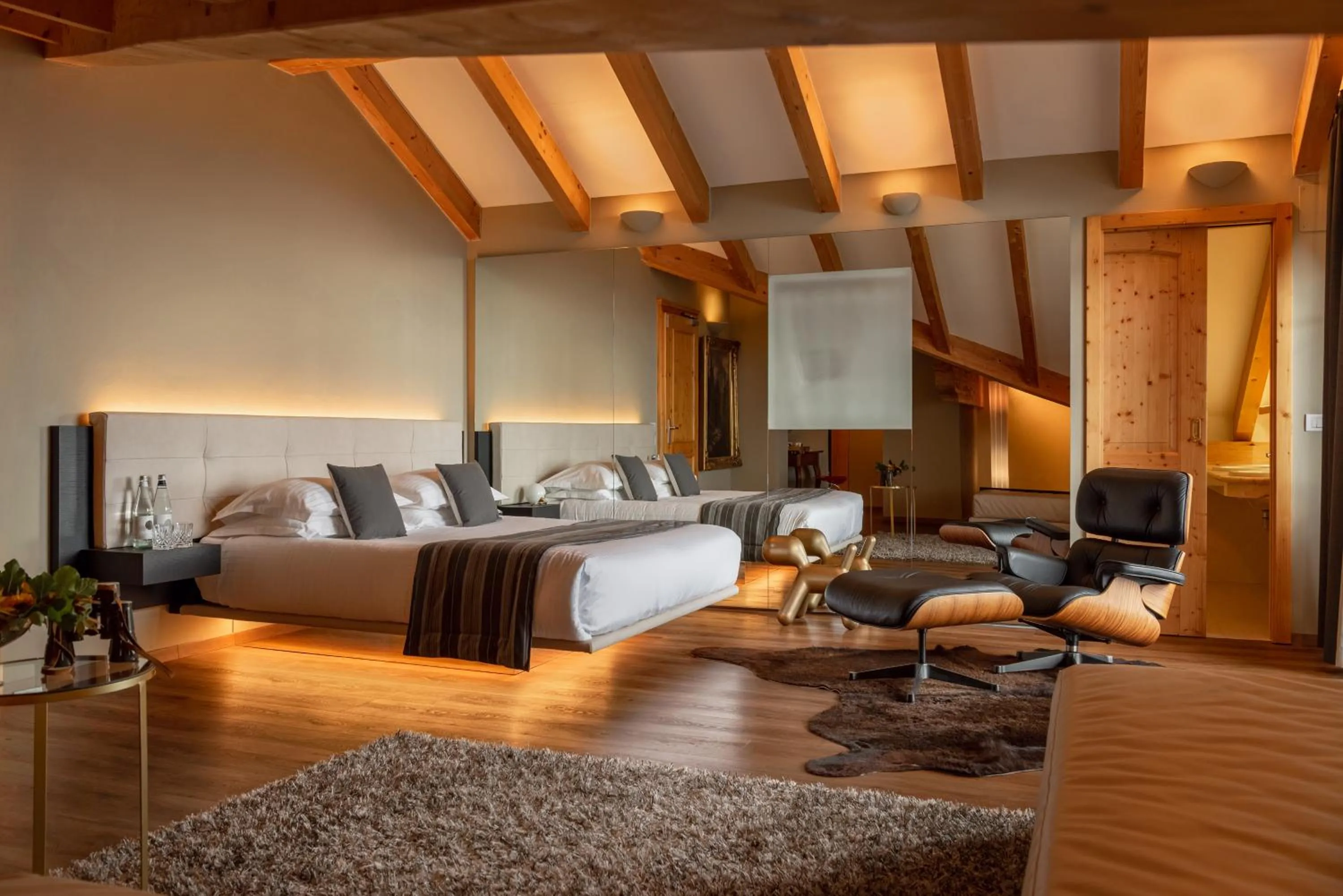 Bed in Alp Wellness Sport Hotel Panorama