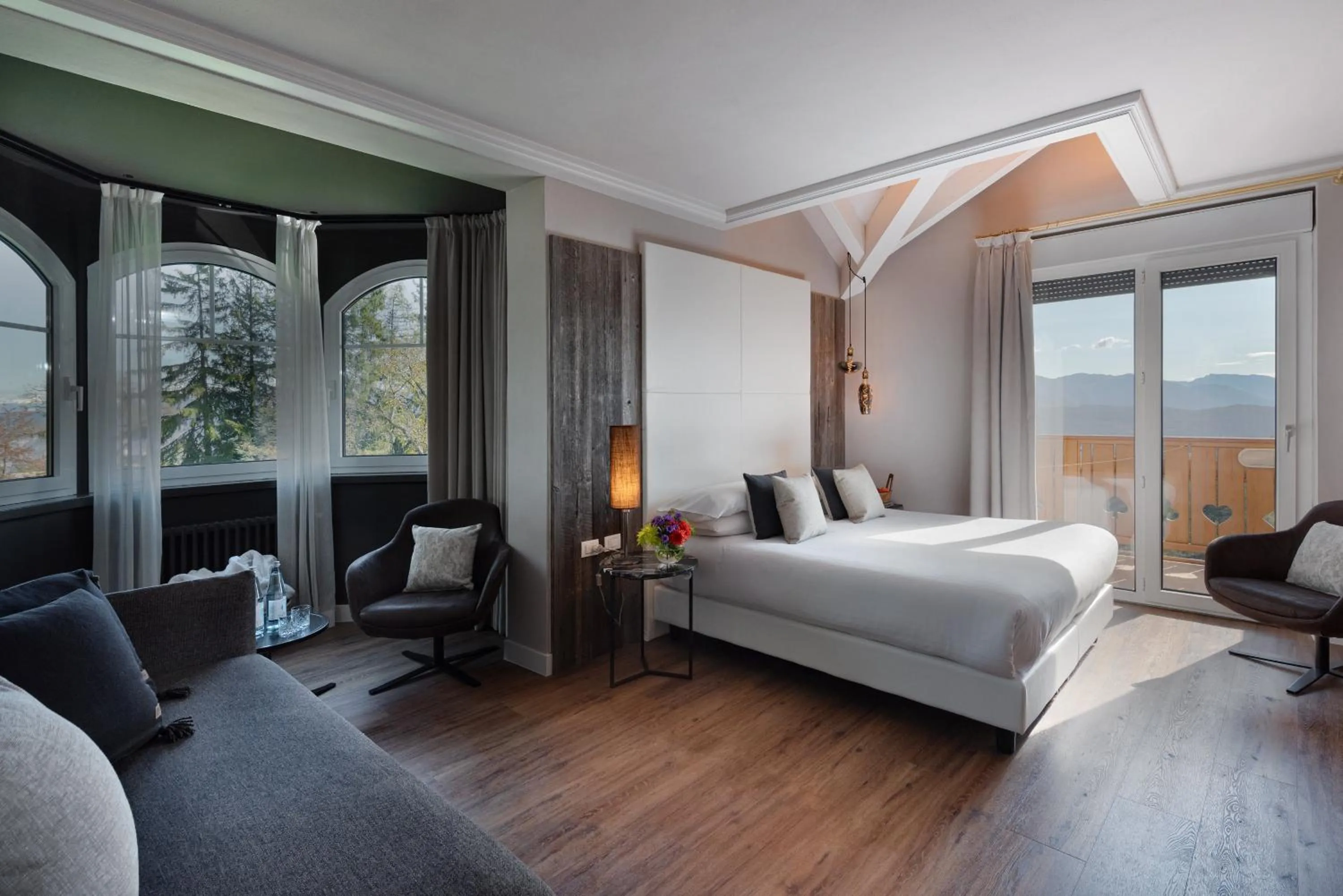 Bedroom, Bed in Alp Wellness Sport Hotel Panorama