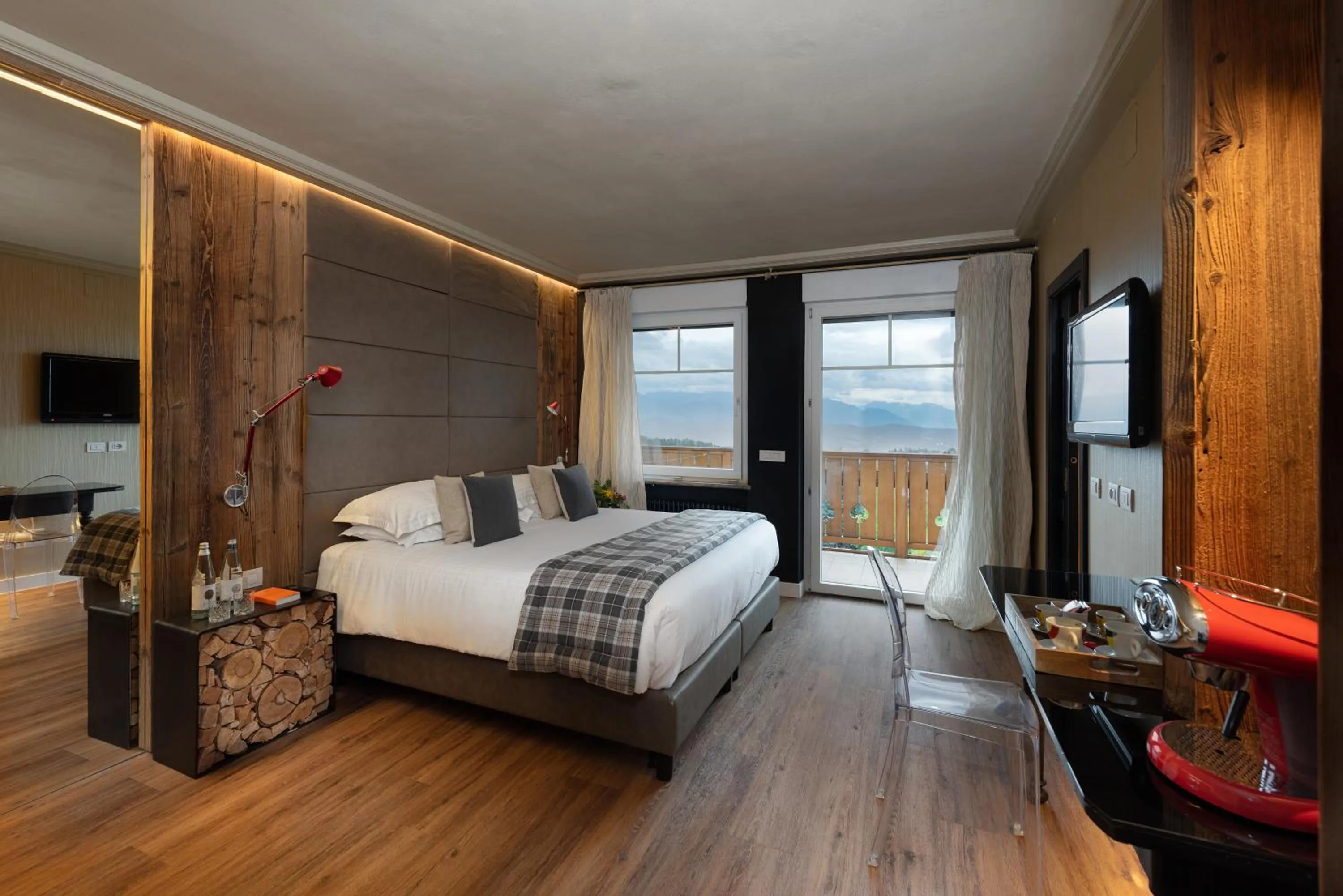 Bed in Alp Wellness Sport Hotel Panorama